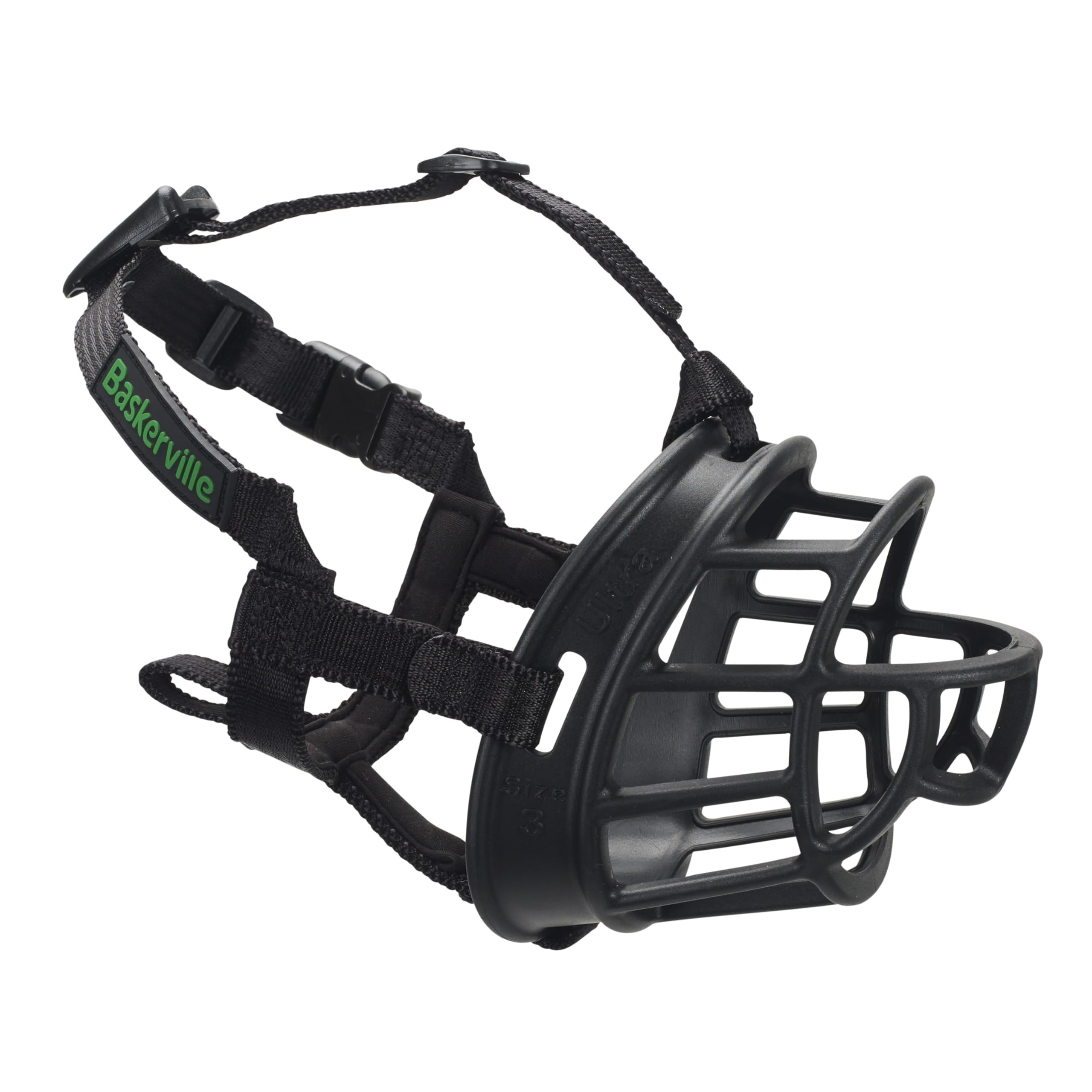 Baskerville ULTRA Muzzle - Patented Humane Design, Breathable, TPR Material, Size 1