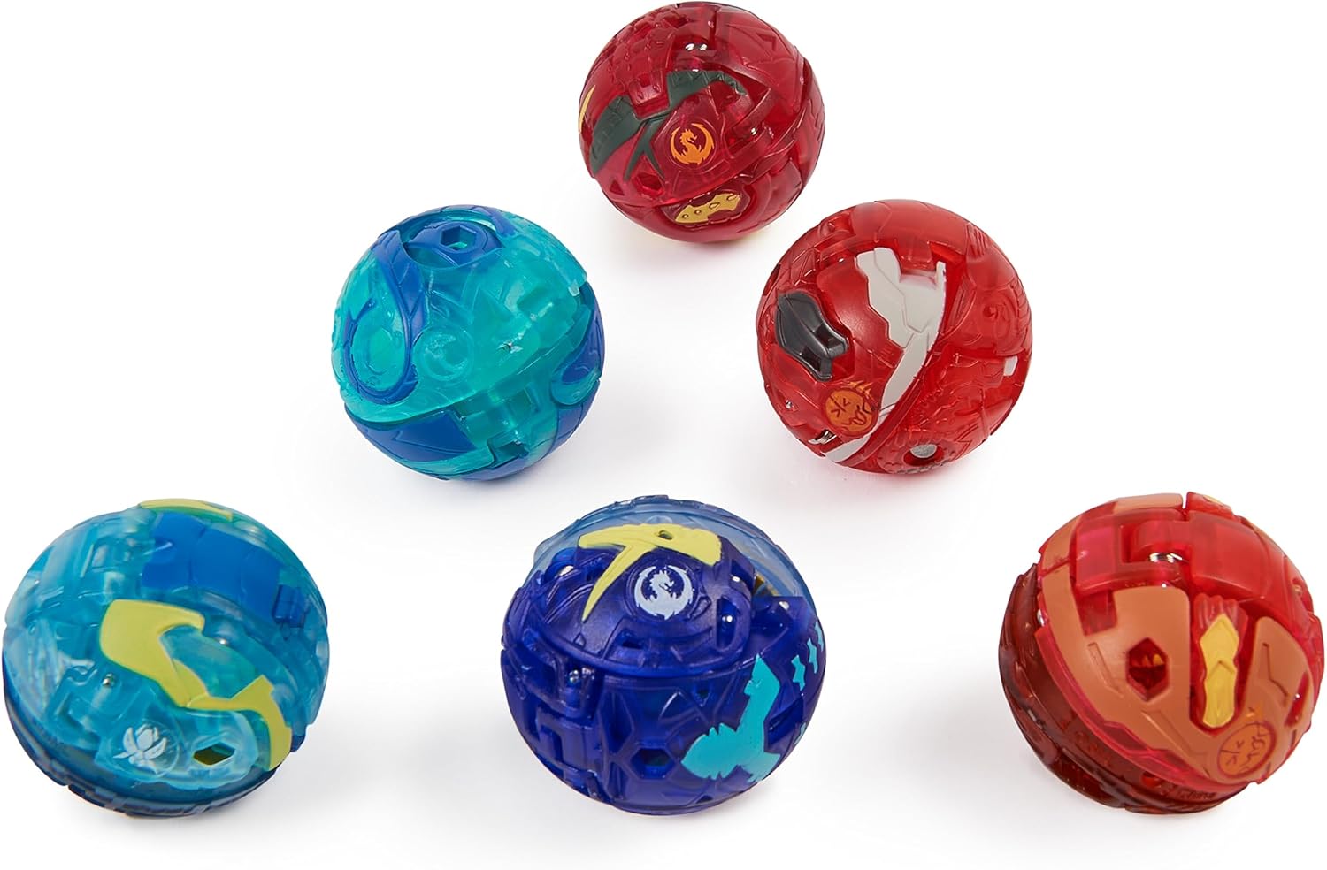 BAKUGAN Ultimate 6-Pack - Spinning Attack Dragonoids, Titanium & Core Balls for Kids 6-8 5