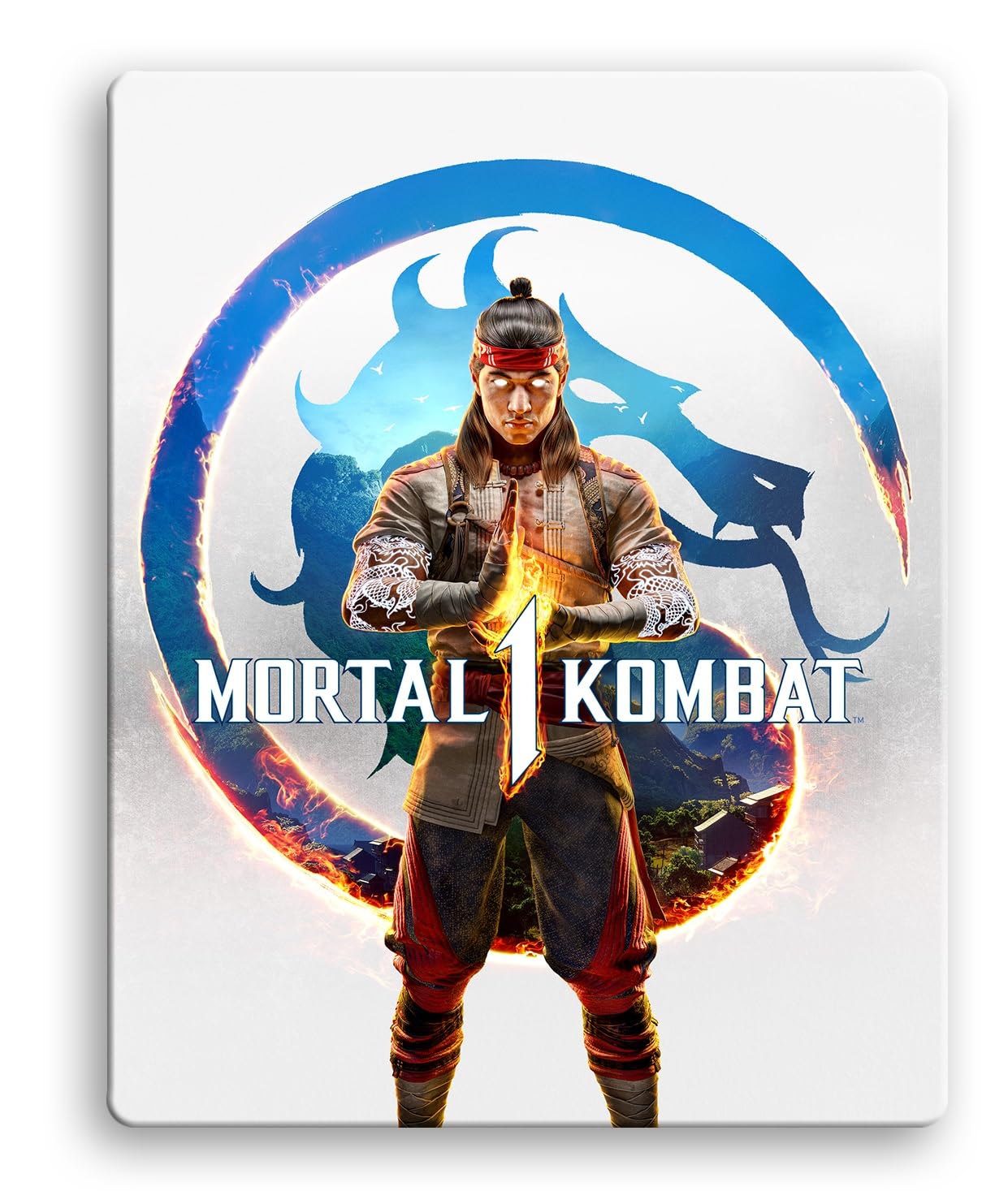 MORTAL KOMBAT 1 SteelBook Case | White | 190x140x20mm 1
