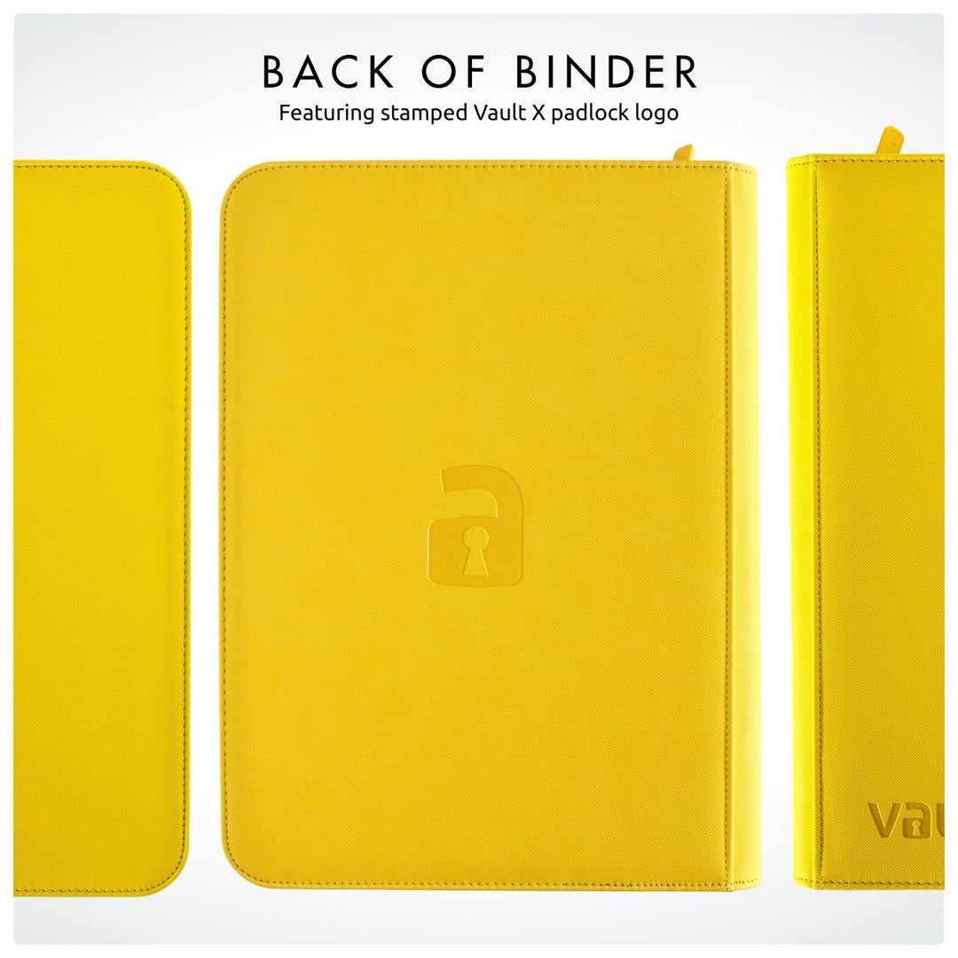 Vault X 9 Pocket Trading Card Zip Binder for Board Games & Card Games - Holds 360 Cards