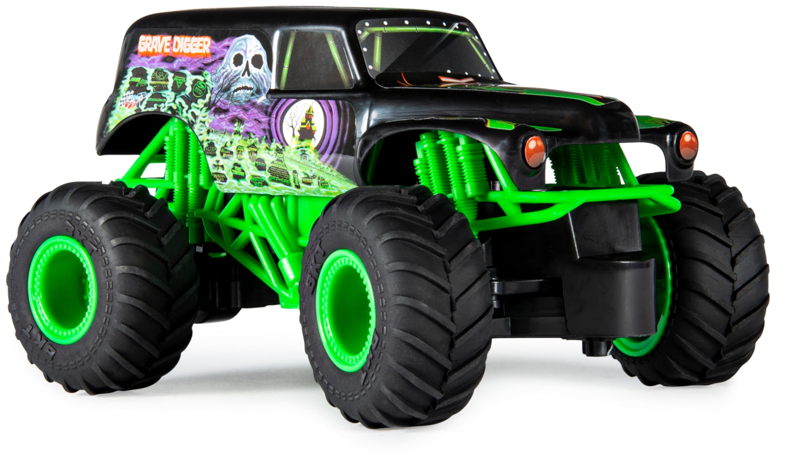 Monster Jam Grave Digger RC Truck - 1:24 Scale, 2.4 GHz Control | Ages 4+ 5