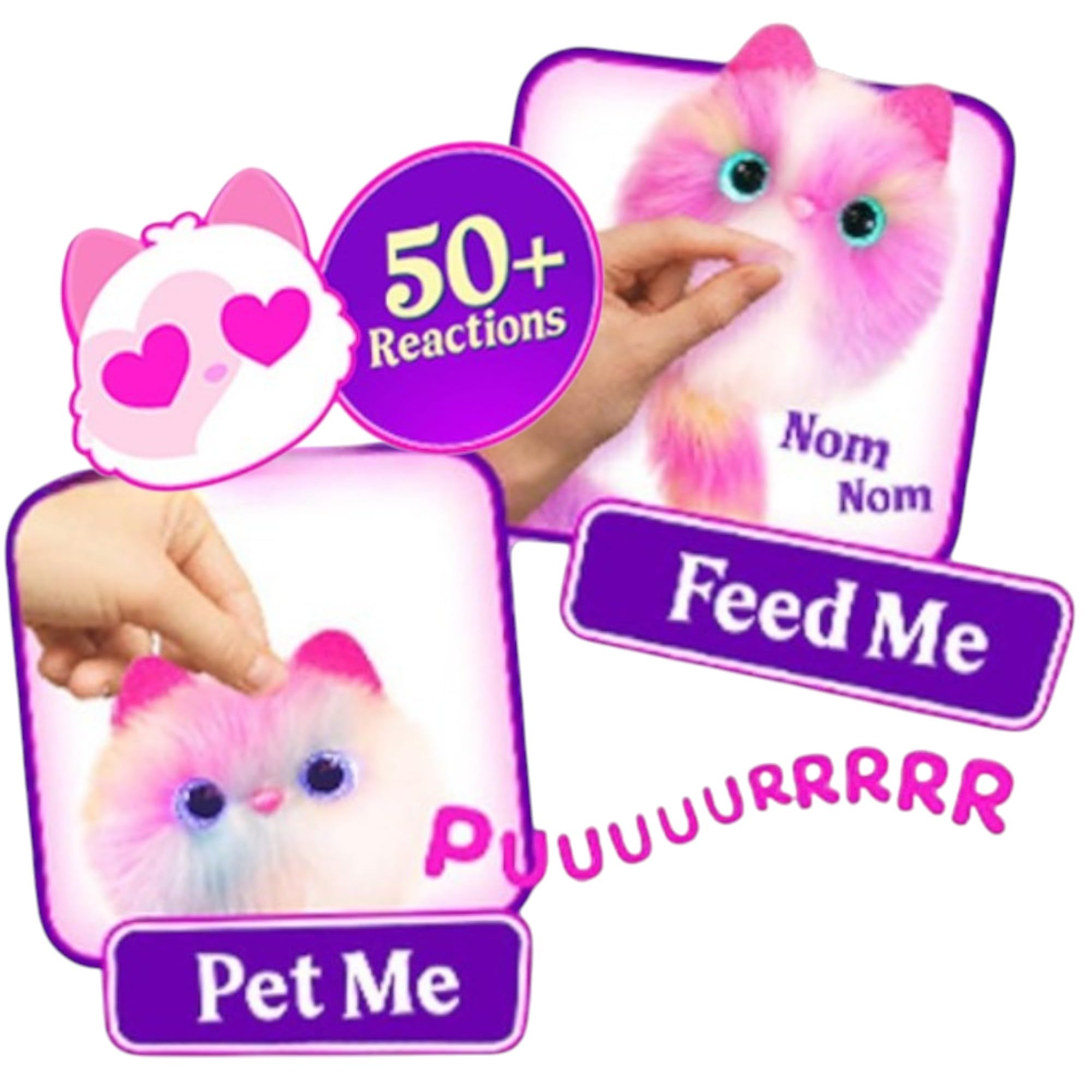 Pomsies Roxy Interactive Plush Toy - Light-Up Eyes, Dance & Pet Modes 6