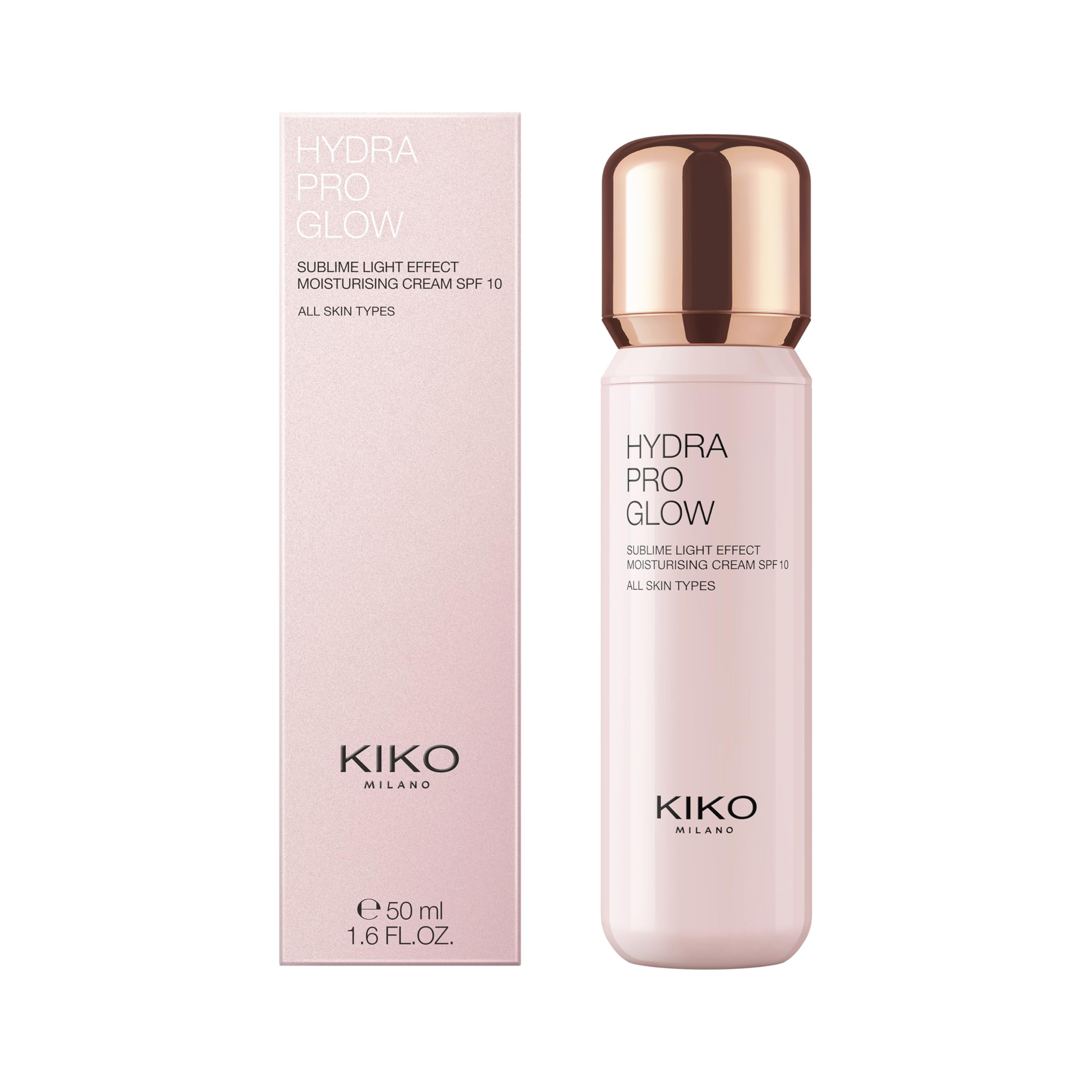 Kiko Milano Hydra Pro Glow Sublime Shine-Effect SPF 10 Moisturising Face Cream for Women 1