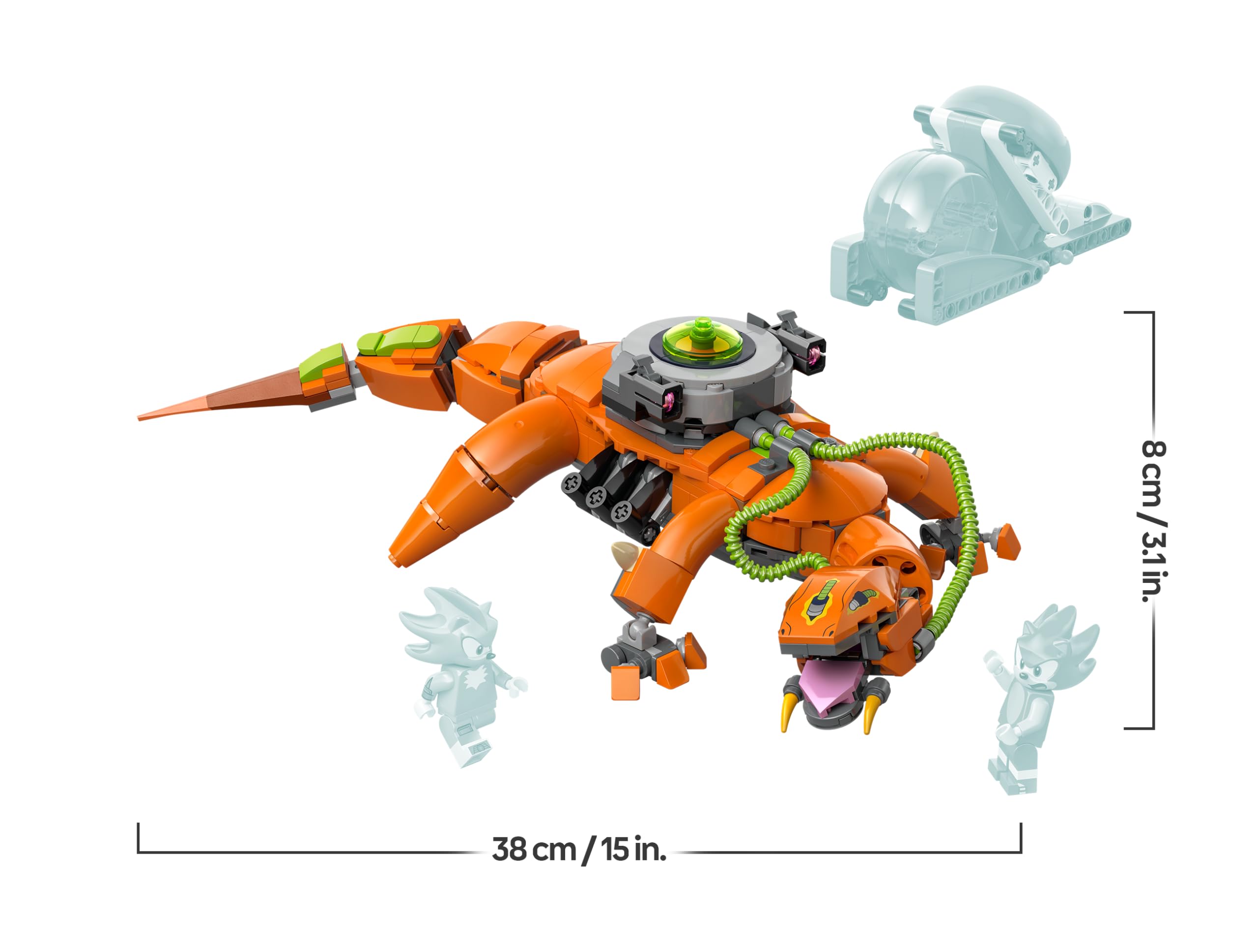 LEGO Sonic the Hedgehog Super Shadow vs. Biolizard Set 77003 | Ages 9+ 7