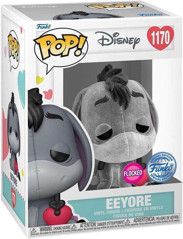 Funko Pop! Disney - Eeyore with Heart Flocked Vinyl Figure (FUN60312)