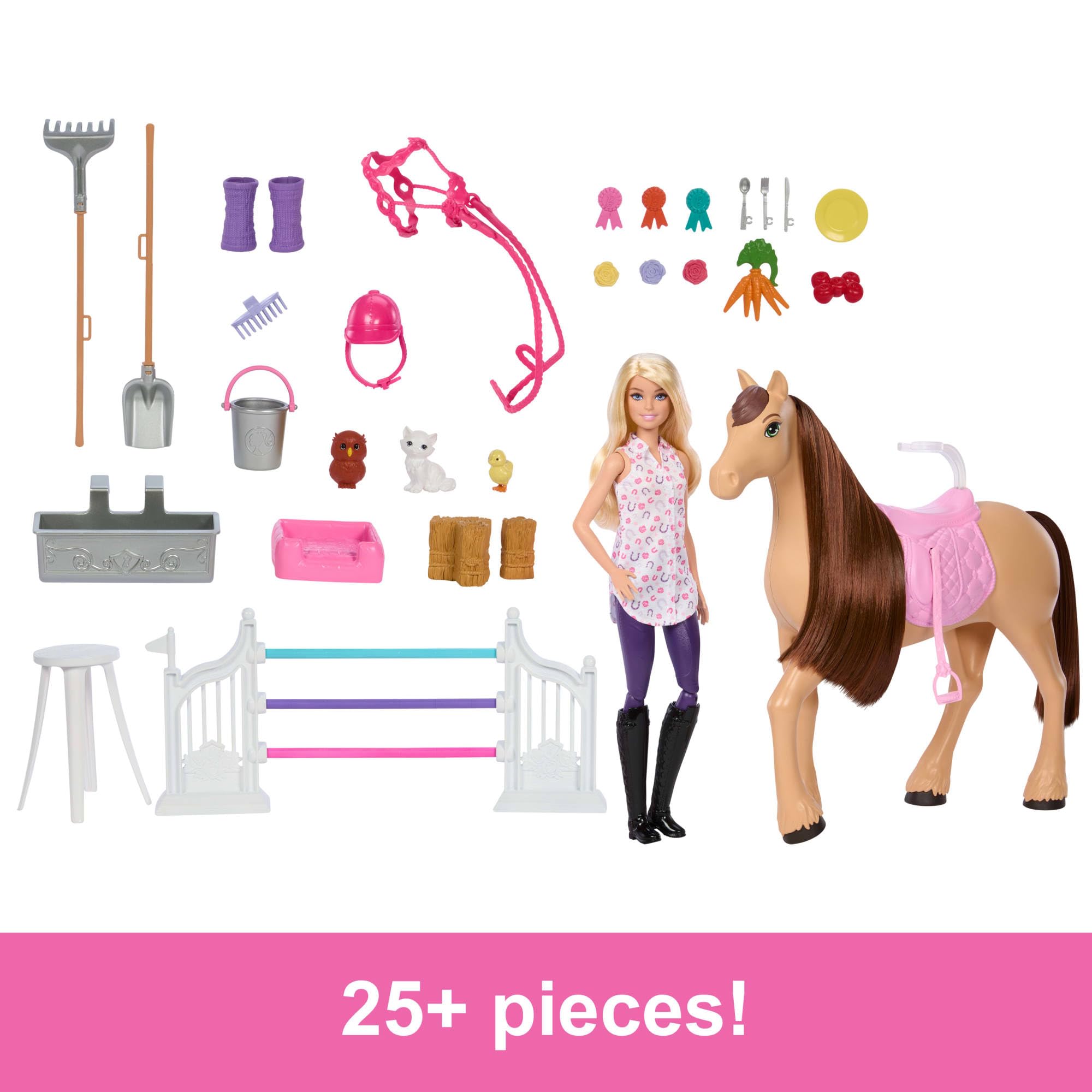 Barbie Ultimate Stable Playset with Doll, Horse & 25+ Accessories | Ages 3+ 3
