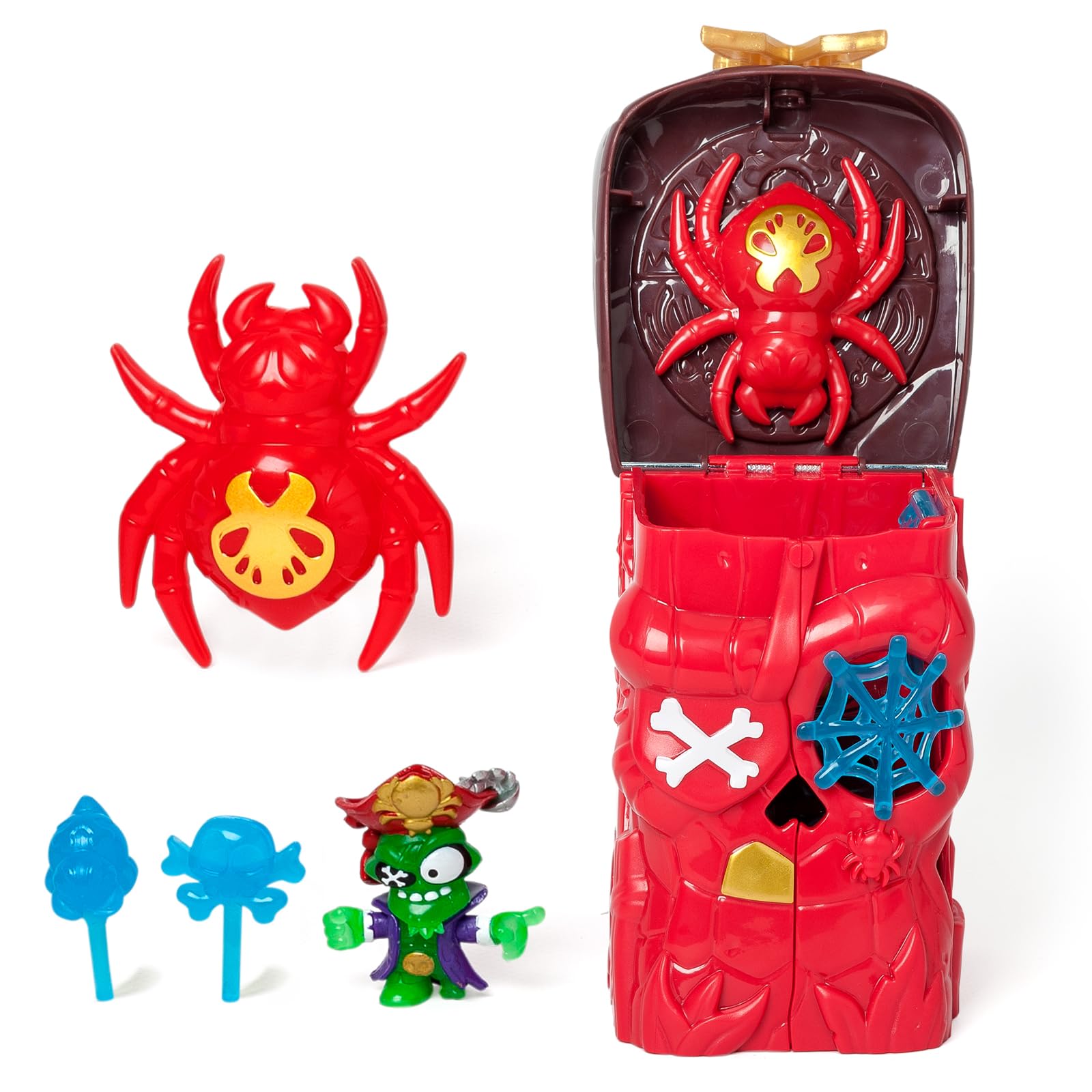 PIRATIX ADVENTURE WORLD Secret Skull Cave Playset | Includes Captain Skully Figure & Treasure