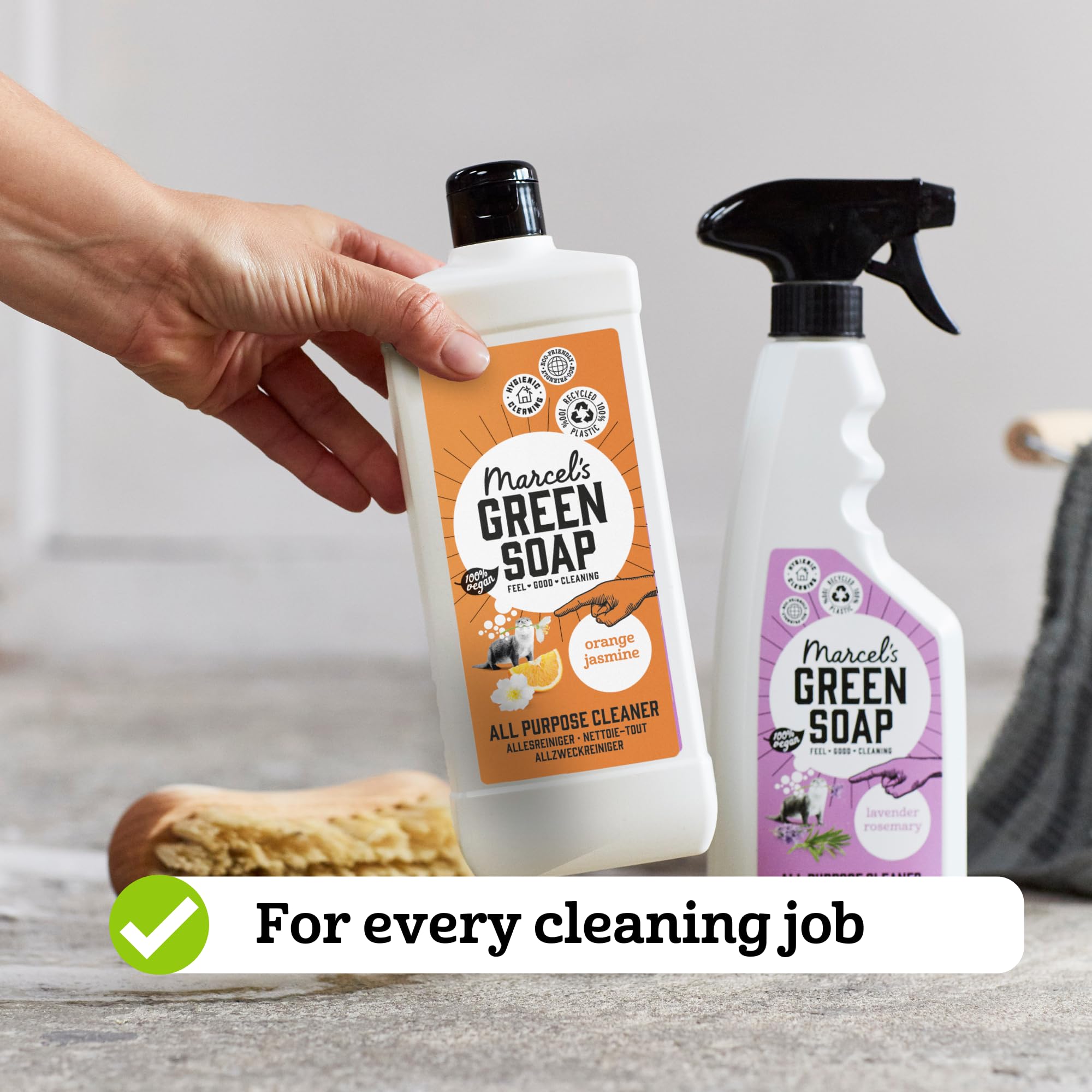 Marcel's Green Soap All Purpose Cleaner Orange & Jasmine 750 ml Microplastic-Free Vegan 2