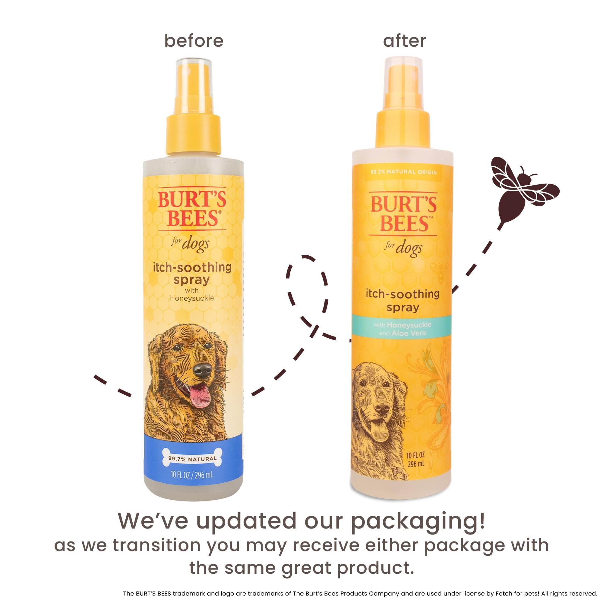 Burt's Bees for Pets Itch Soothing Spray - Oat & Honeysuckle, 10 fl oz 2
