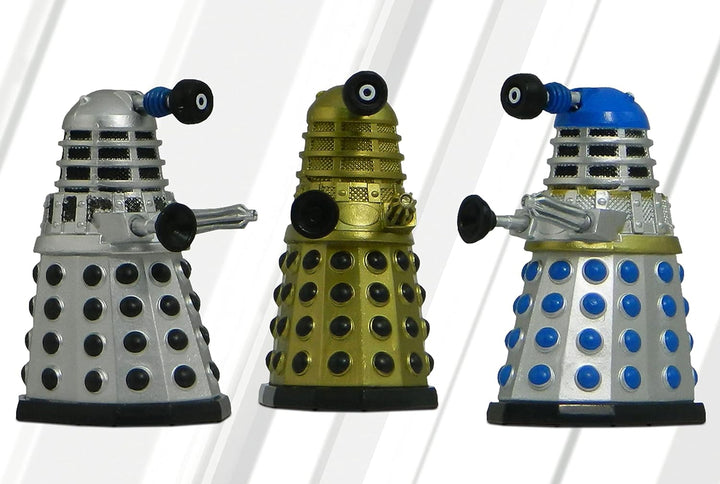 Sporting Profiles Doctor Who The Daleks of Skaro Bobble Figure 6 Pack Gift Set