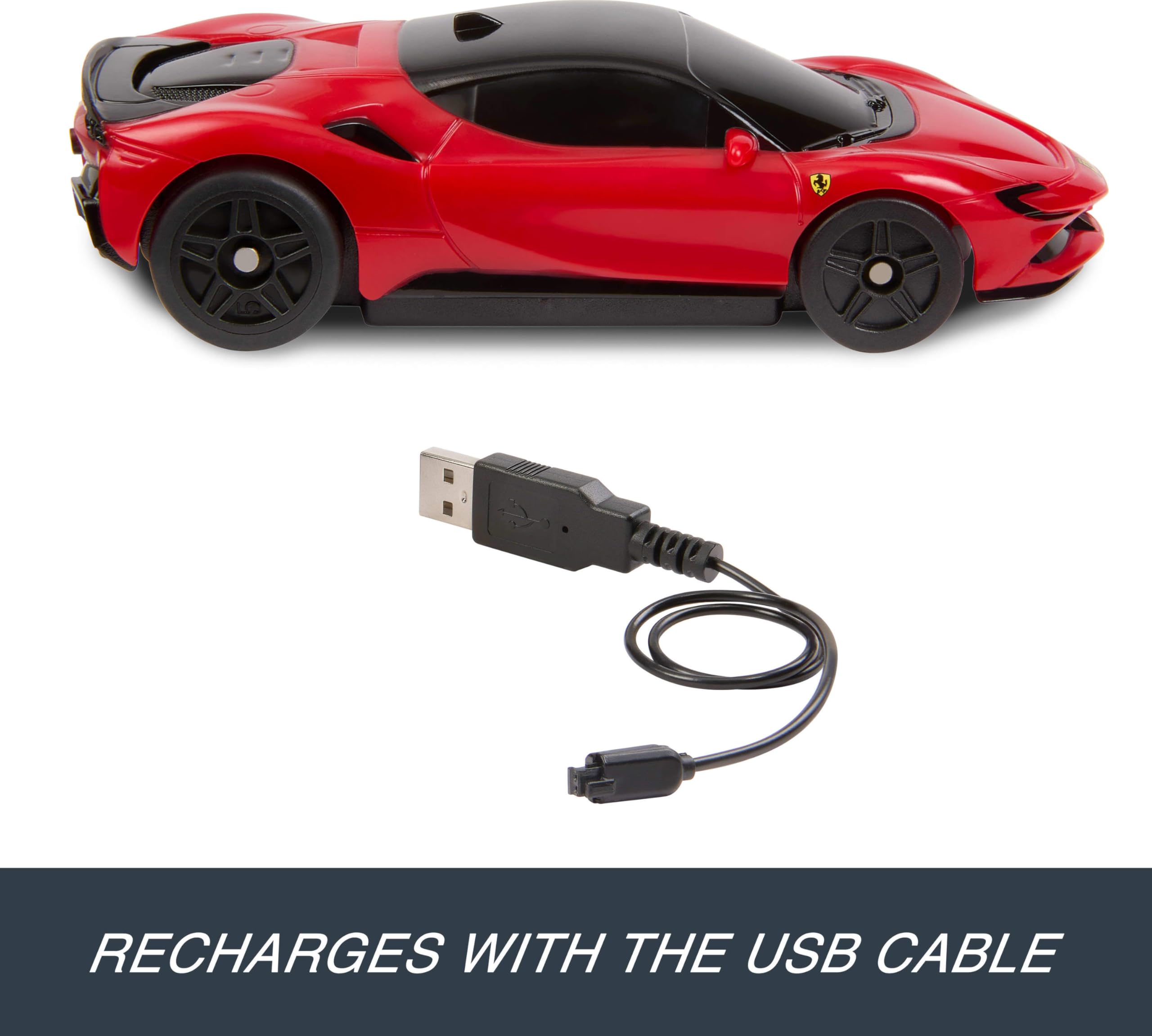 Hot Wheels RC Ferrari SF90 Stradale Assetto Fiorano - 1:64 Scale Remote-Control Car for Kids 5+ 5