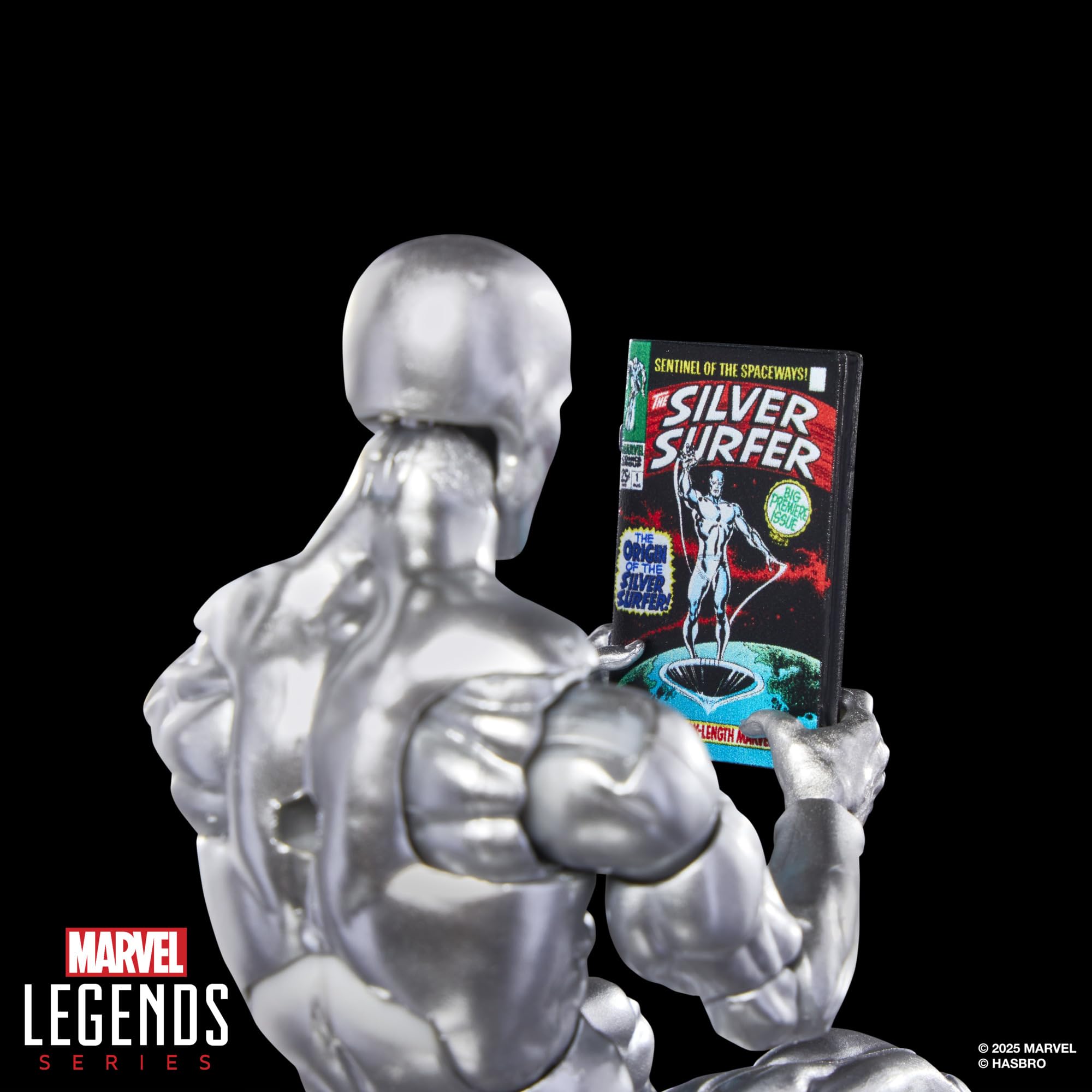 Marvel Legends Series Silver Surfer Action Figure - 6-Inch Collectible with Comic-Inspired Design 9