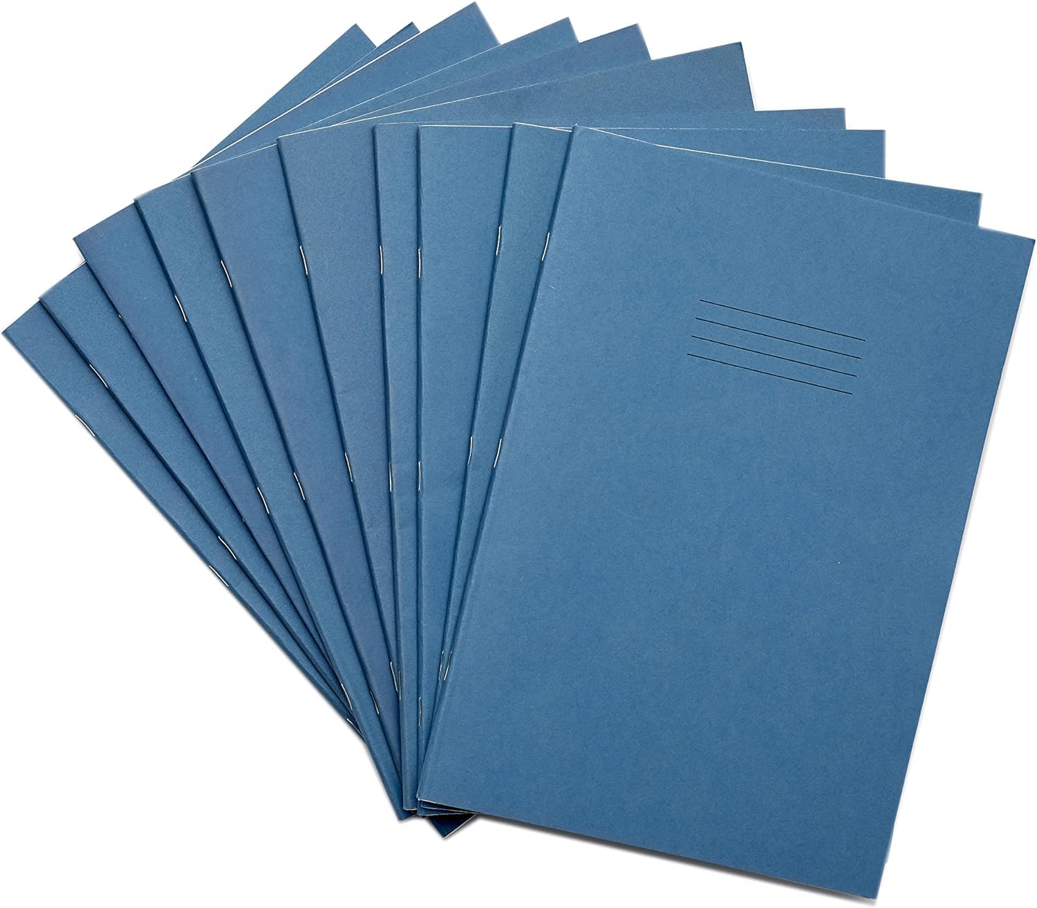 Rhino A4 Composition Notebooks - 64 Pages Squared Paper, 10-Pack, Light Blue | Recyclable