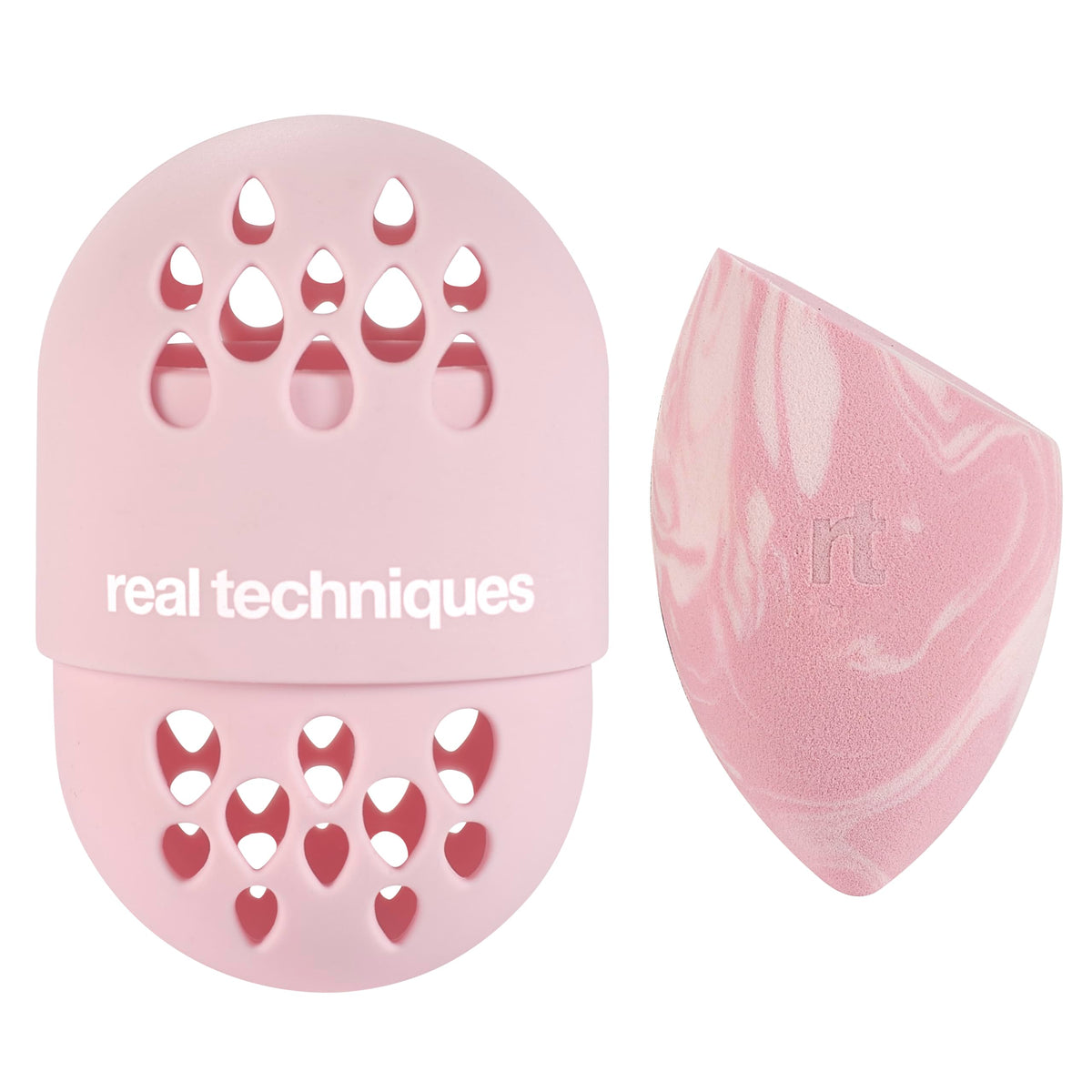 Real Techniques Sweet Tooth Batter Up Base Miracle Complexion Sponge & Case - Set of 2