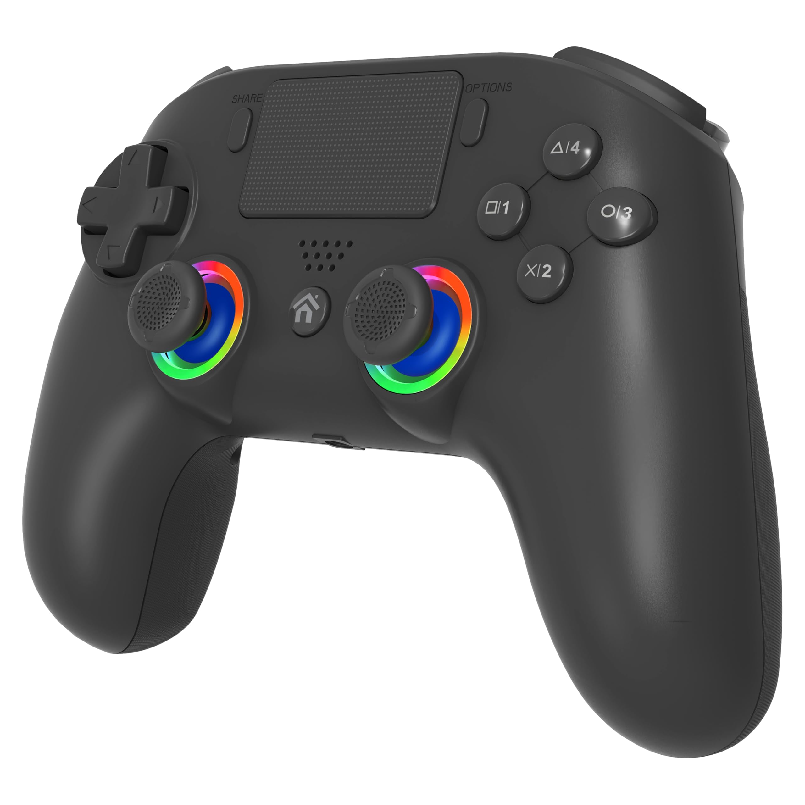 Subsonic SA5716-1 – Wireless Controller for PS5 & PC with Programmable Paddles, RGB LEDs, and Turbo Function 10