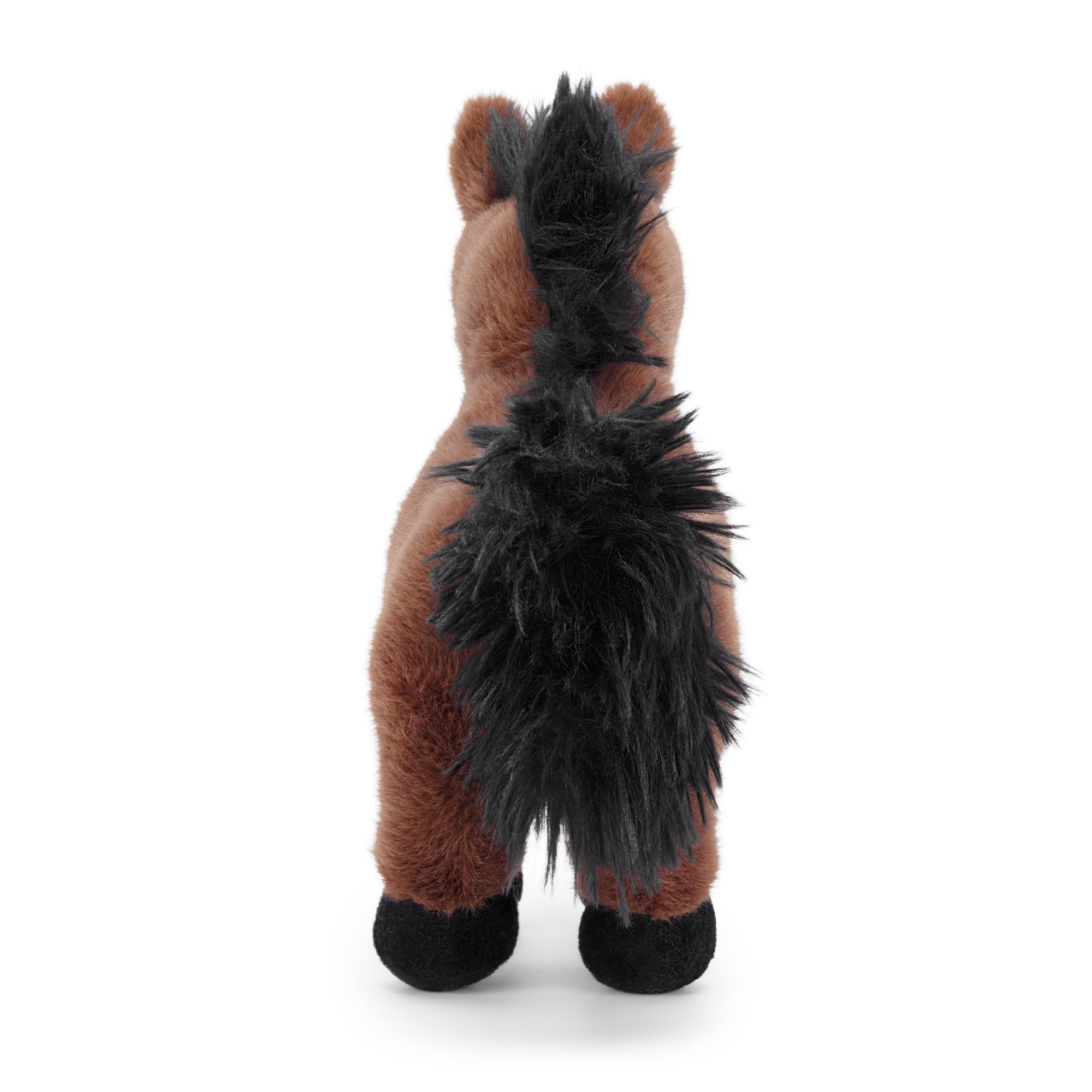 Zappi Co Chris the Dark Brown Horse Plush Toy - Soft Stuffed Animal | 25 cm Size | Recycled Filling 4
