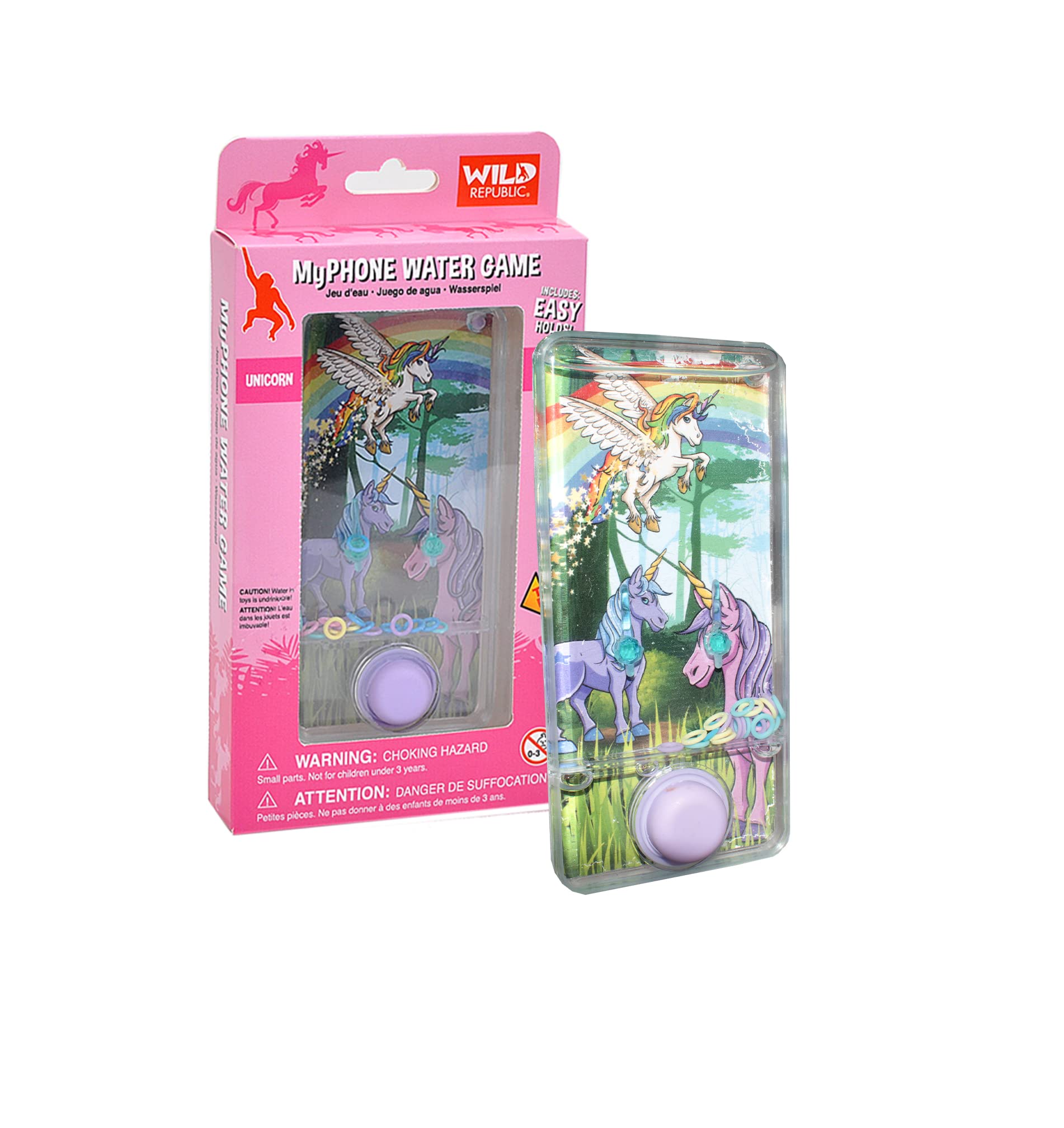 WILD REPUBLIC My Phone Water Game - Unicorn Design, Hand-Eye Coordination, No Batteries Required 1