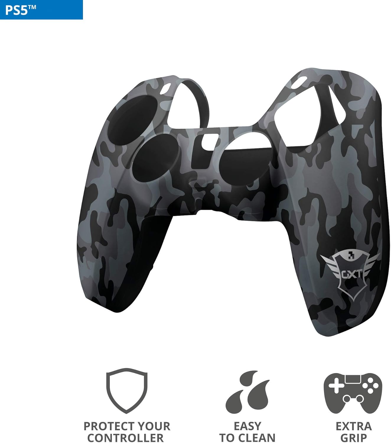 Trust GXT 748 PS5 Controller Skin – Anti-Slip Silicone Cover for DualSense 6