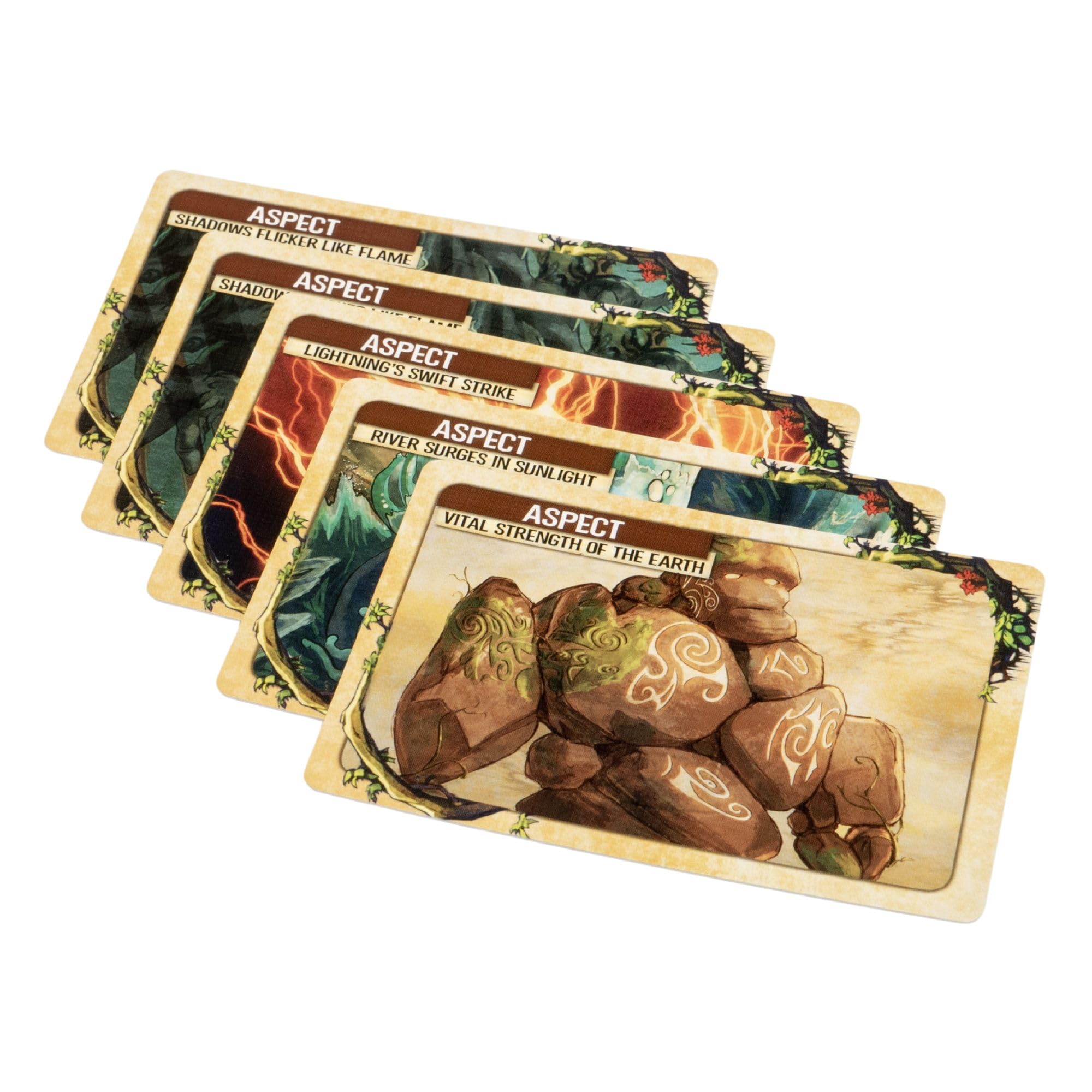 Greater Than Games Spirit Island: Feather & Flame Foil Panels - Premium Board Game Accessory 3