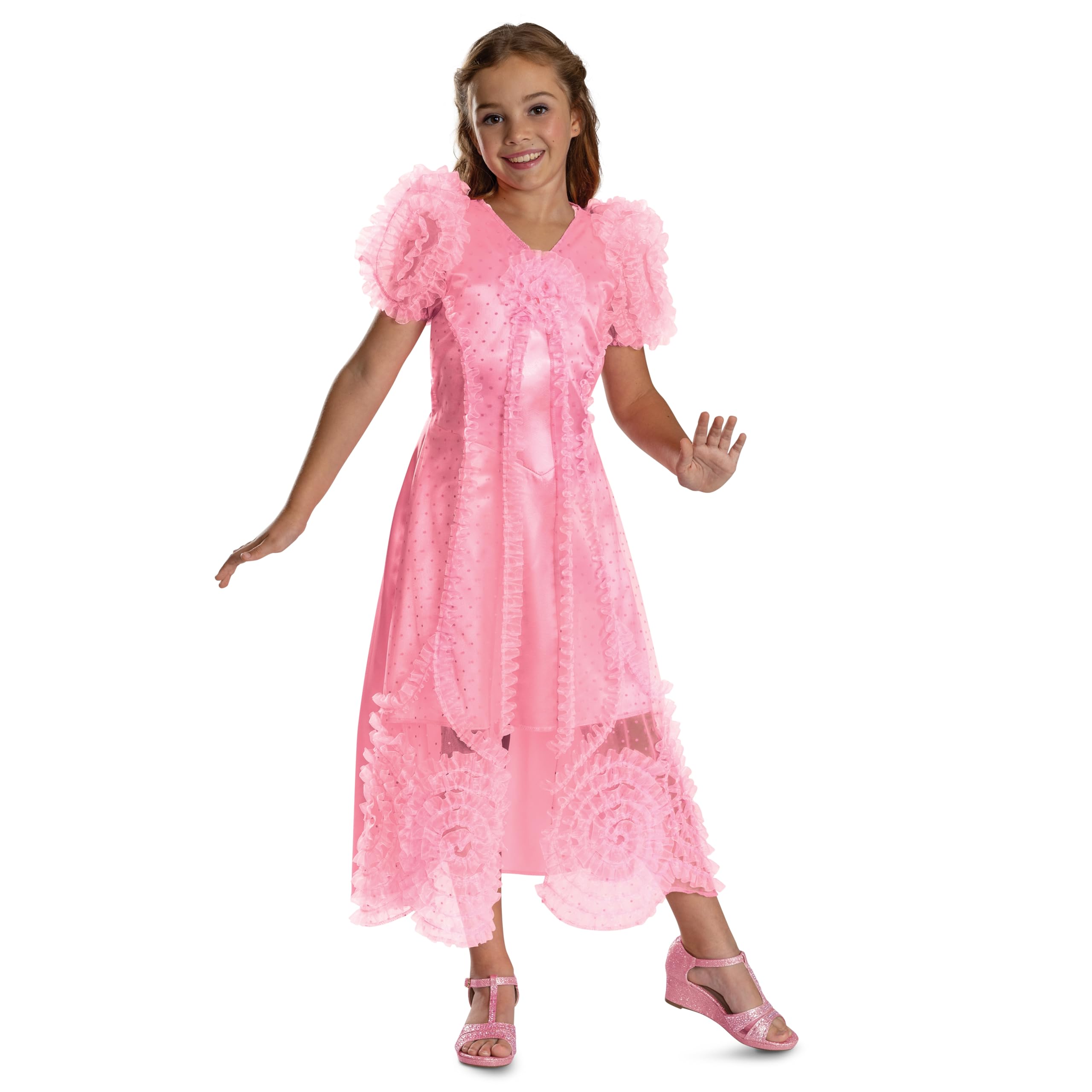 Wicked Glinda Fancy Dress Costume for Kids by Disguise | Size 7-8 Years | Polyester