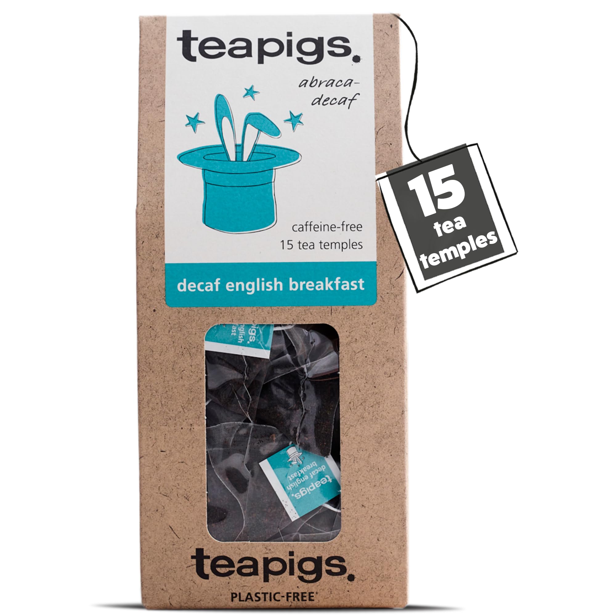 teapigs Decaf English Breakfast - 15 Temple Tea Bags 5