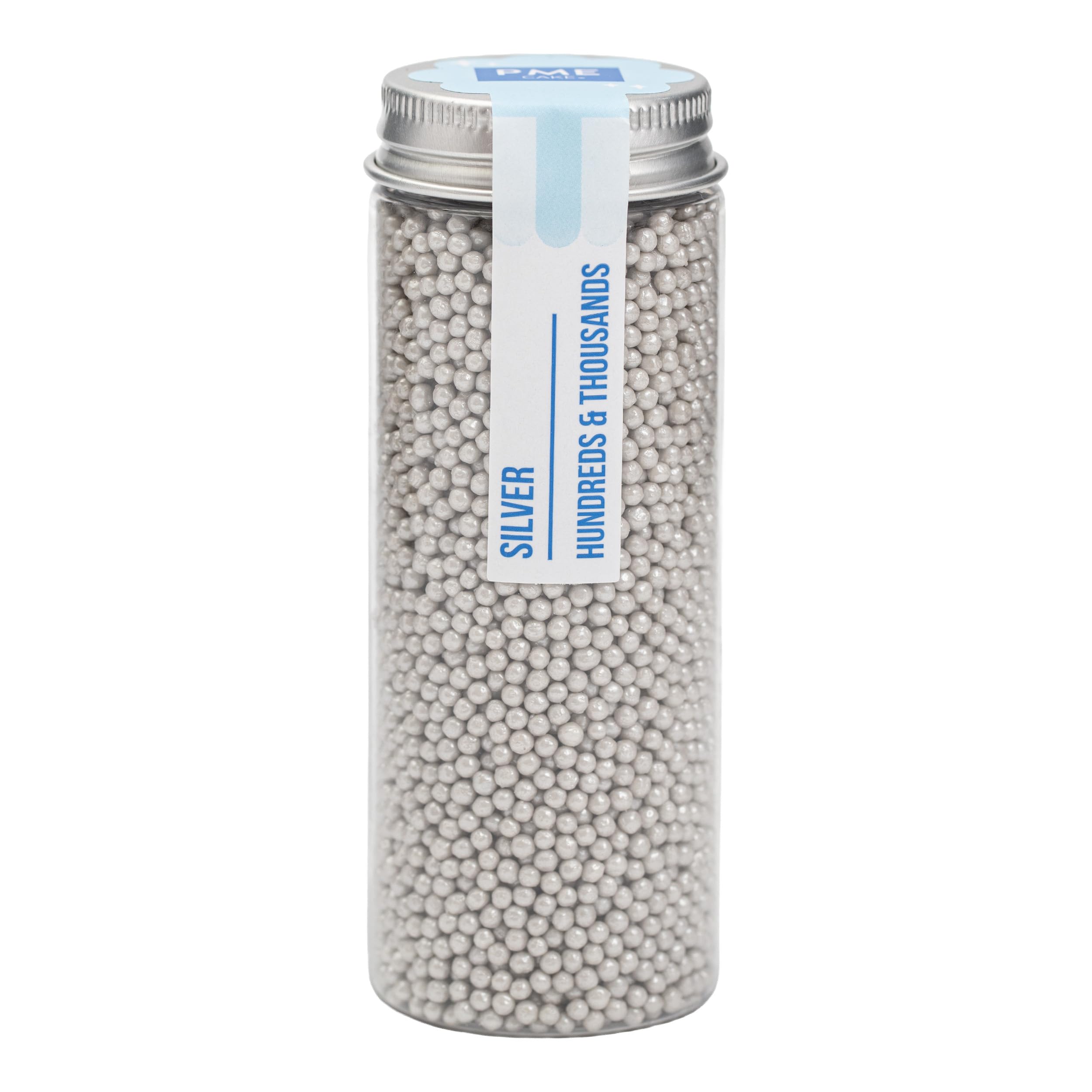 PME Silver Hundreds & Thousands Sprinkles - 86g (3oz) | SKKN203