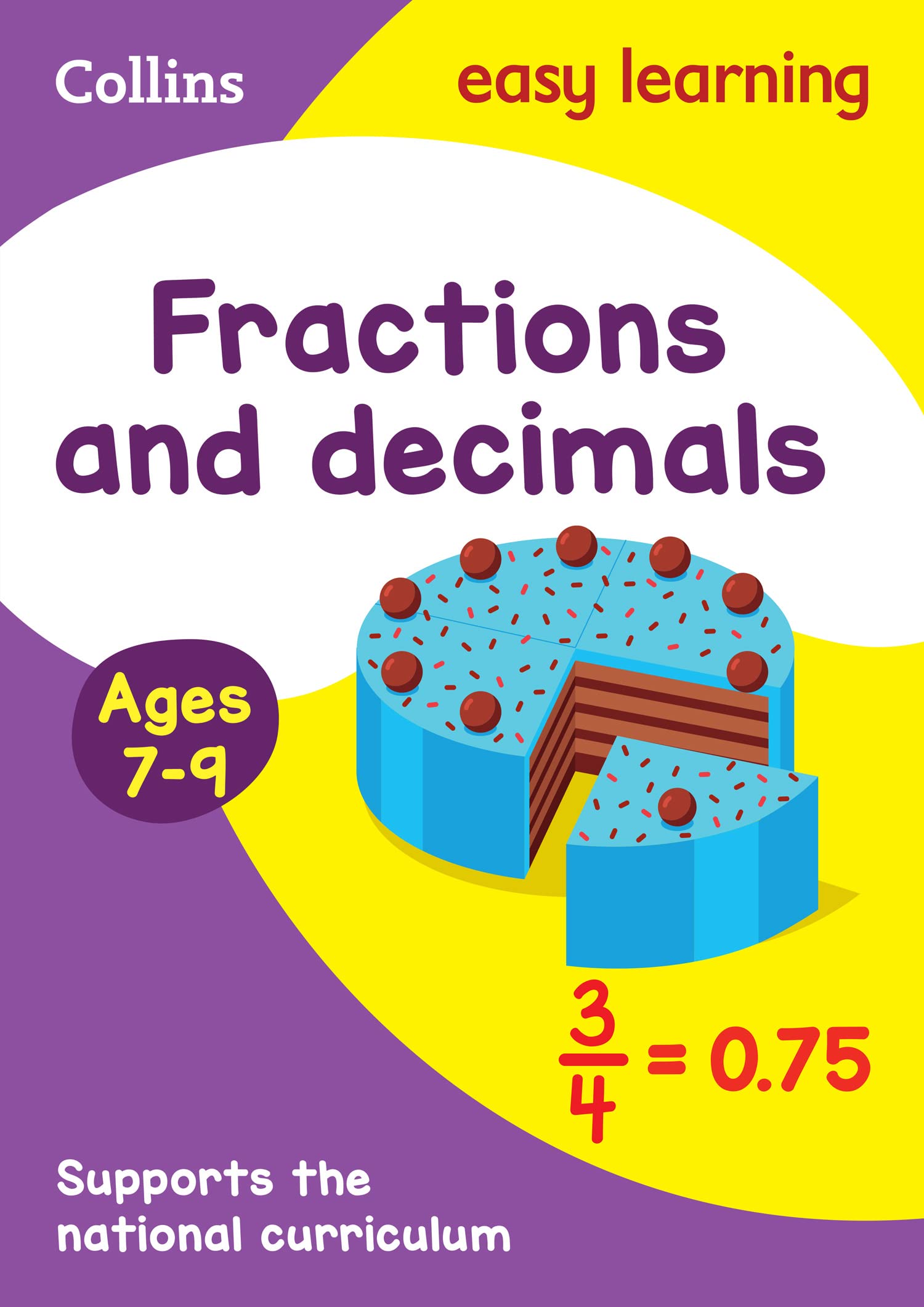 Collins Fractions and Decimals Ages 7-9 | KS2 Maths Home Learning | Revised Edition 1