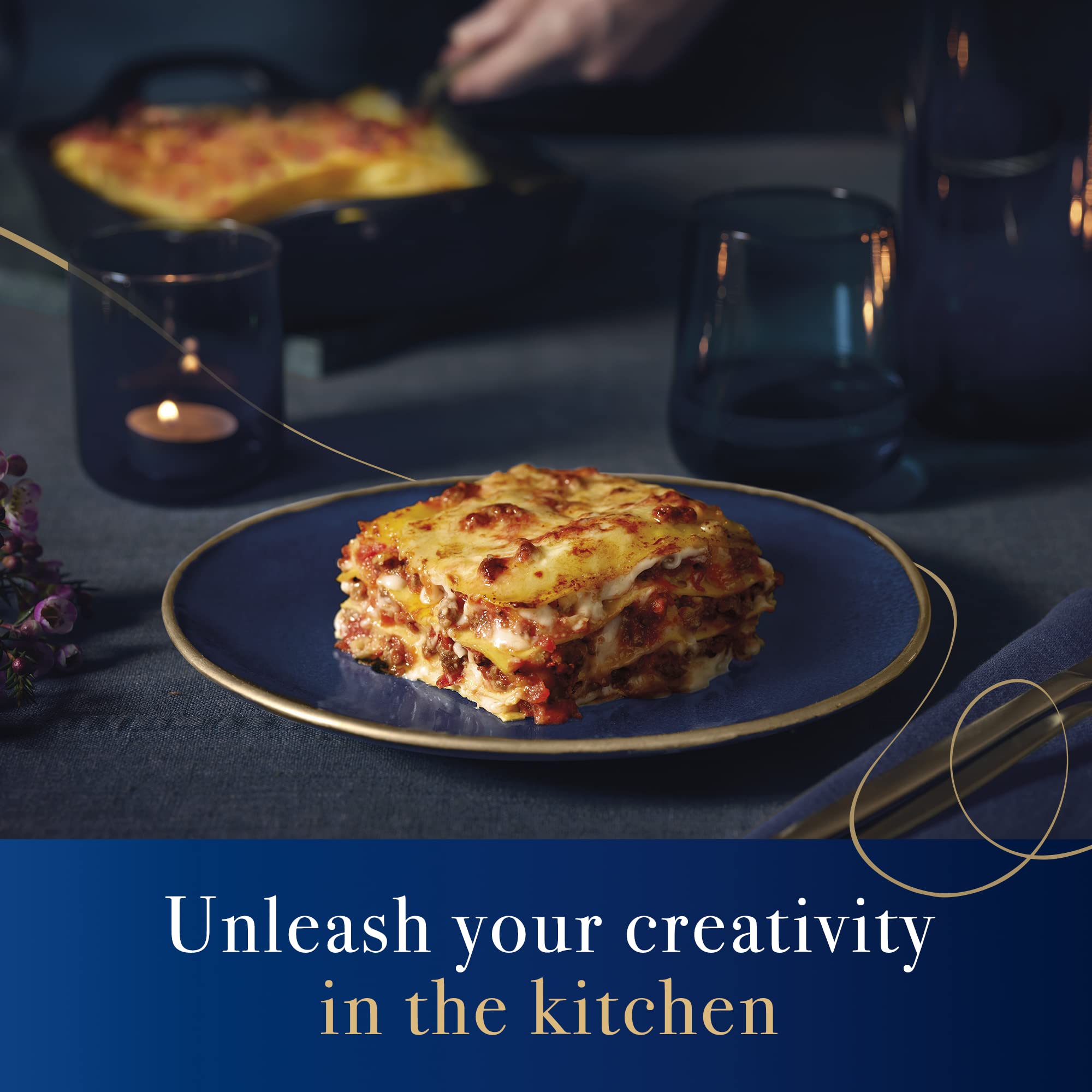 Barilla Lasagne Sheets - Authentic Italian Pasta Made with Durum Wheat | 500g
