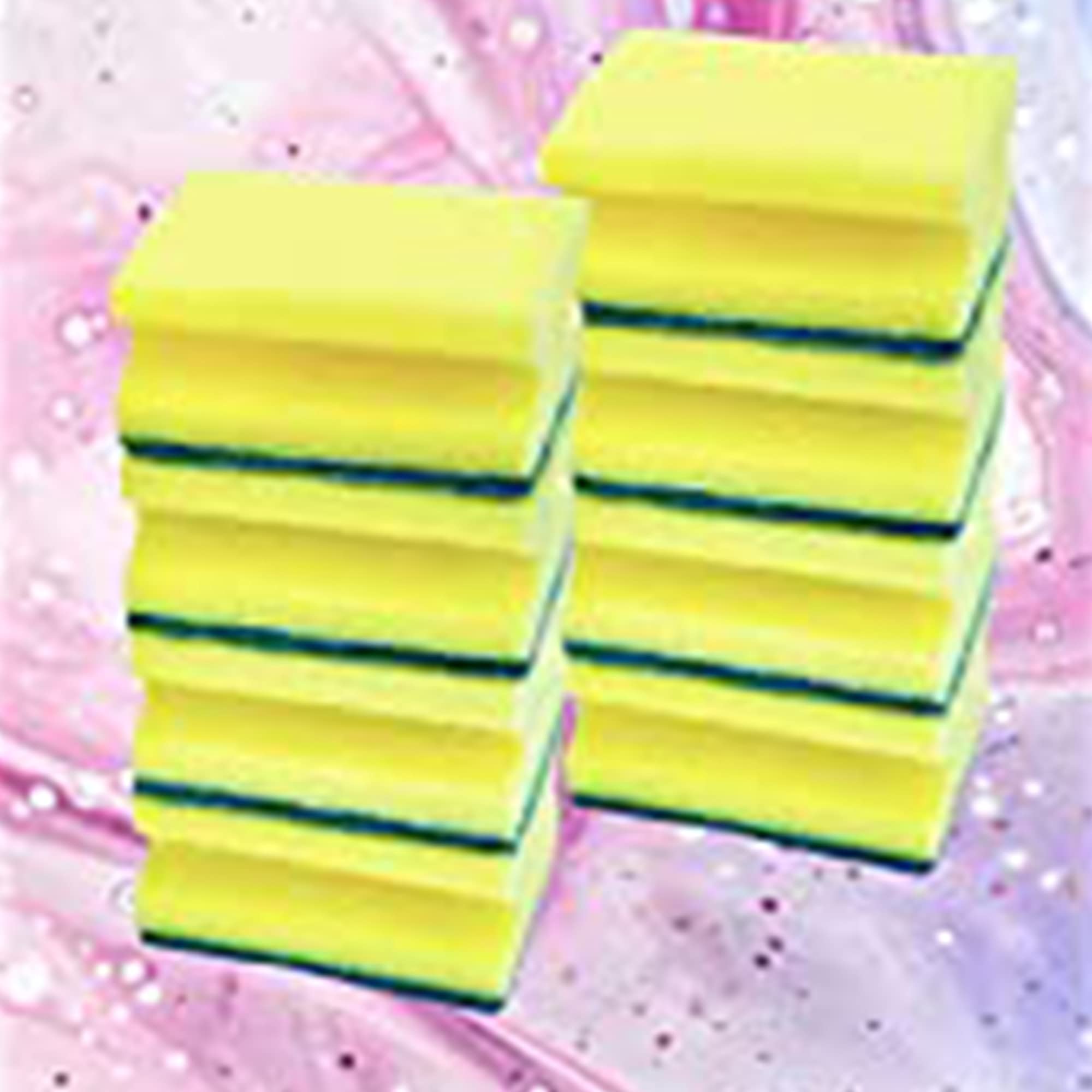 Proff Handgrip Sponge Scourer - High Density Foam, Extra Thick, Pack of 10 3