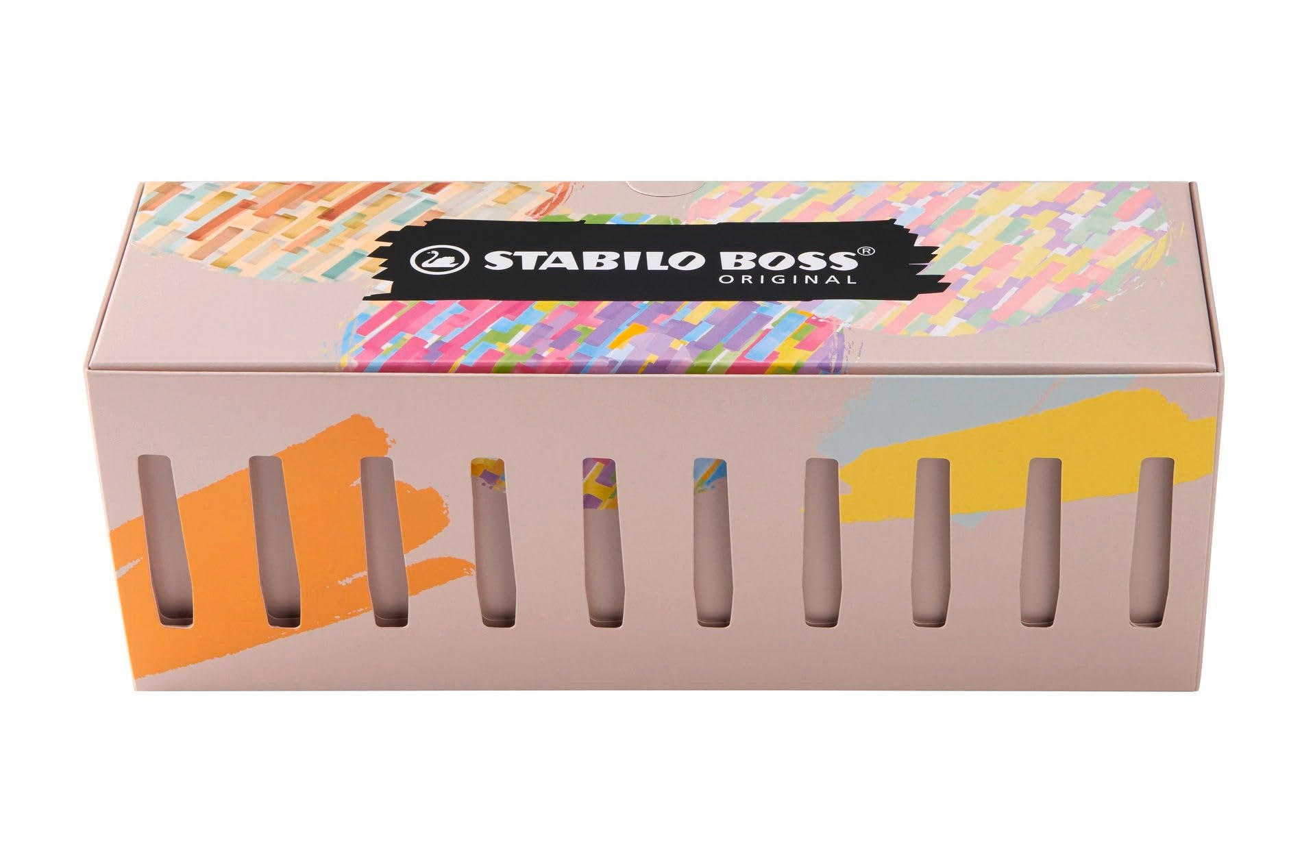STABILO BOSS ORIGINAL Highlighter - Deskset of 30 with 9 Neon Colours | 2mm & 5mm Line Widths 3