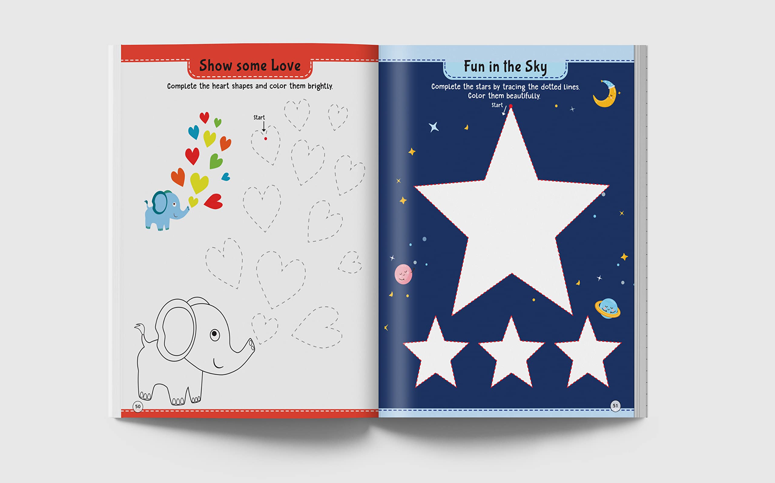 Wonder House 101 Pencil Control Activity Book - Tracing Practice for Ages 2+ 7