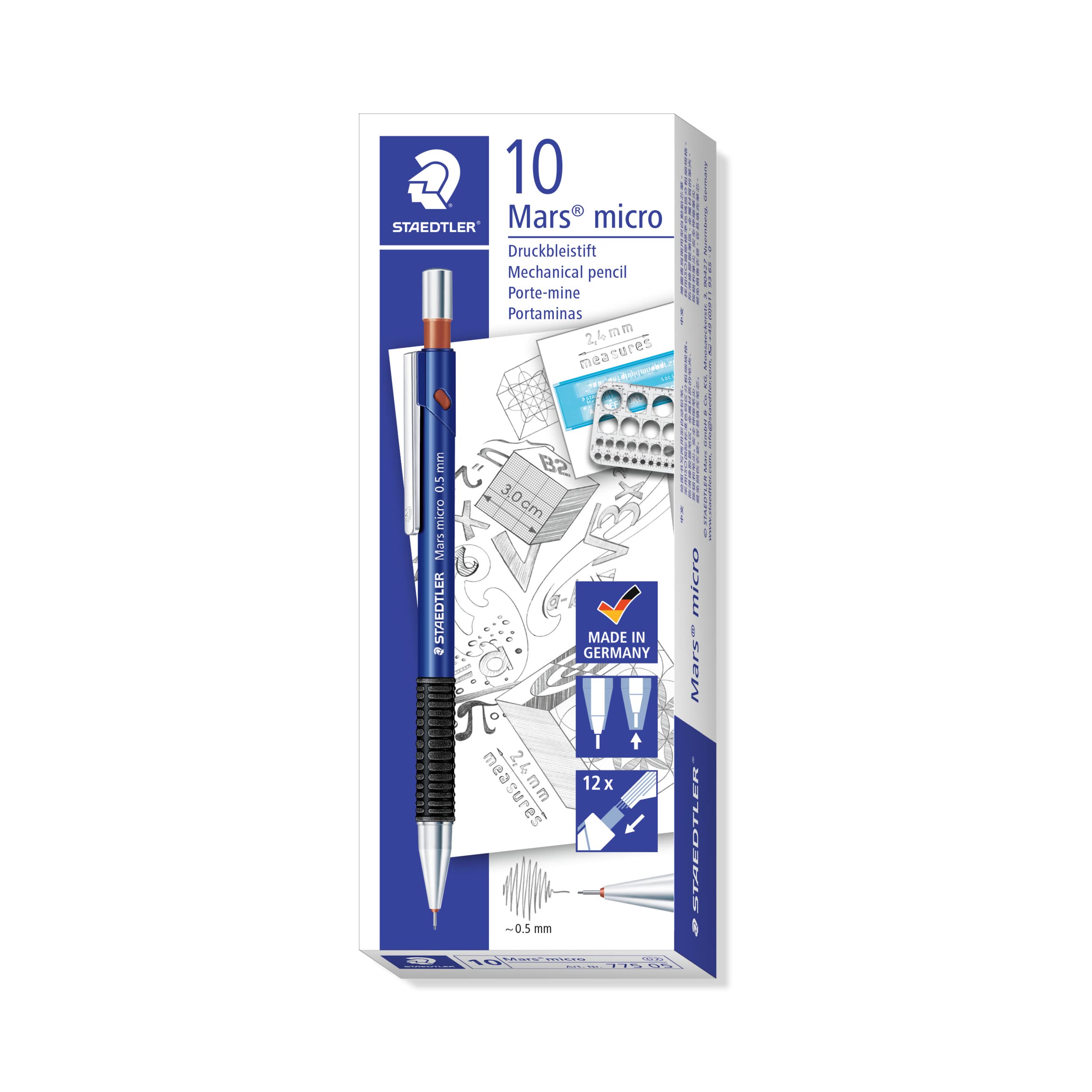 STAEDTLER 775 05 Mars Micro Mechanical Pencil - 0.5 mm (Single Pencil) 6