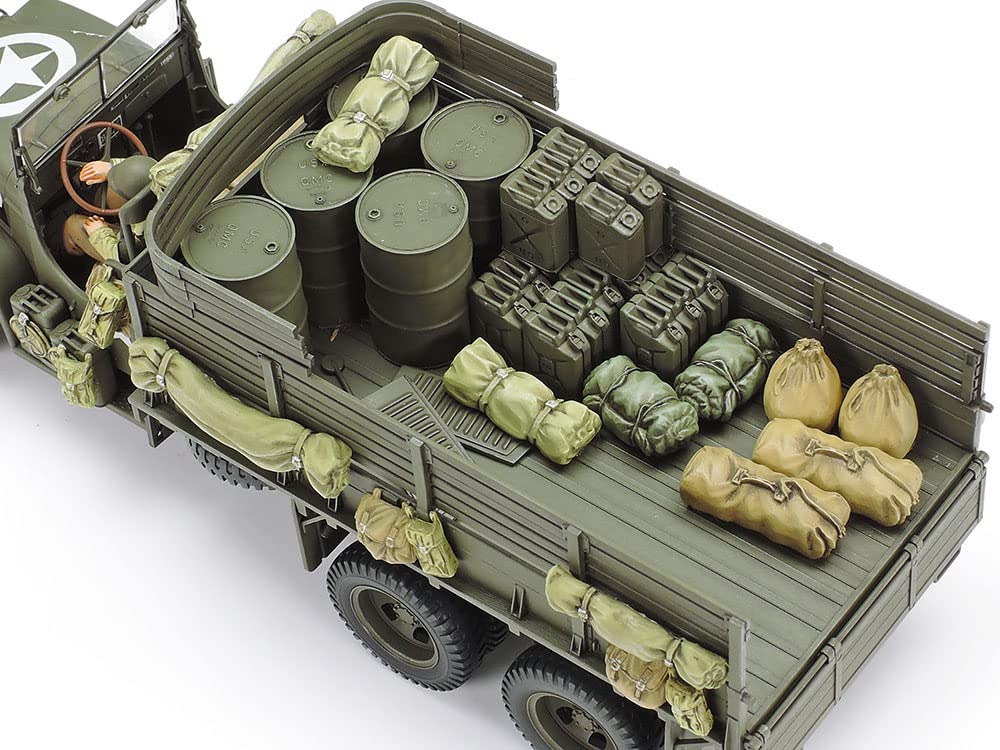 Tamiya Allied Vehicles Accessory Set - 1:35 Scale Military Model Kit Accessory for Loading Platforms 3