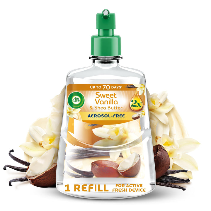 Air Wick - Aerosol-Free Automatic Air Freshener Spray Refill Vanilla and Honeysuckle 228ml