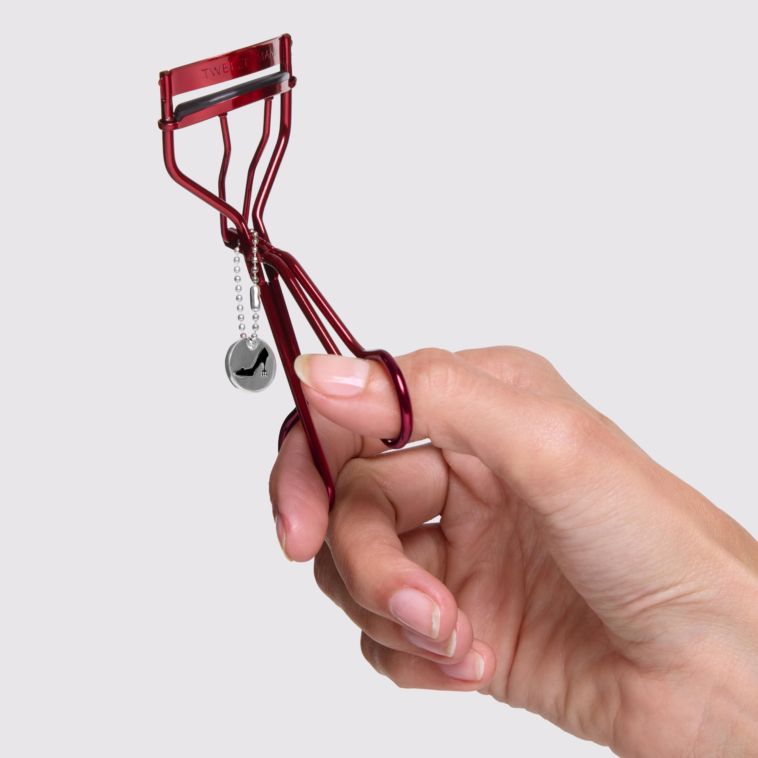 Tweezerman The Devil Wears Prada 2 Curler - Ergonomic Handle | Smooth Action | Red 4