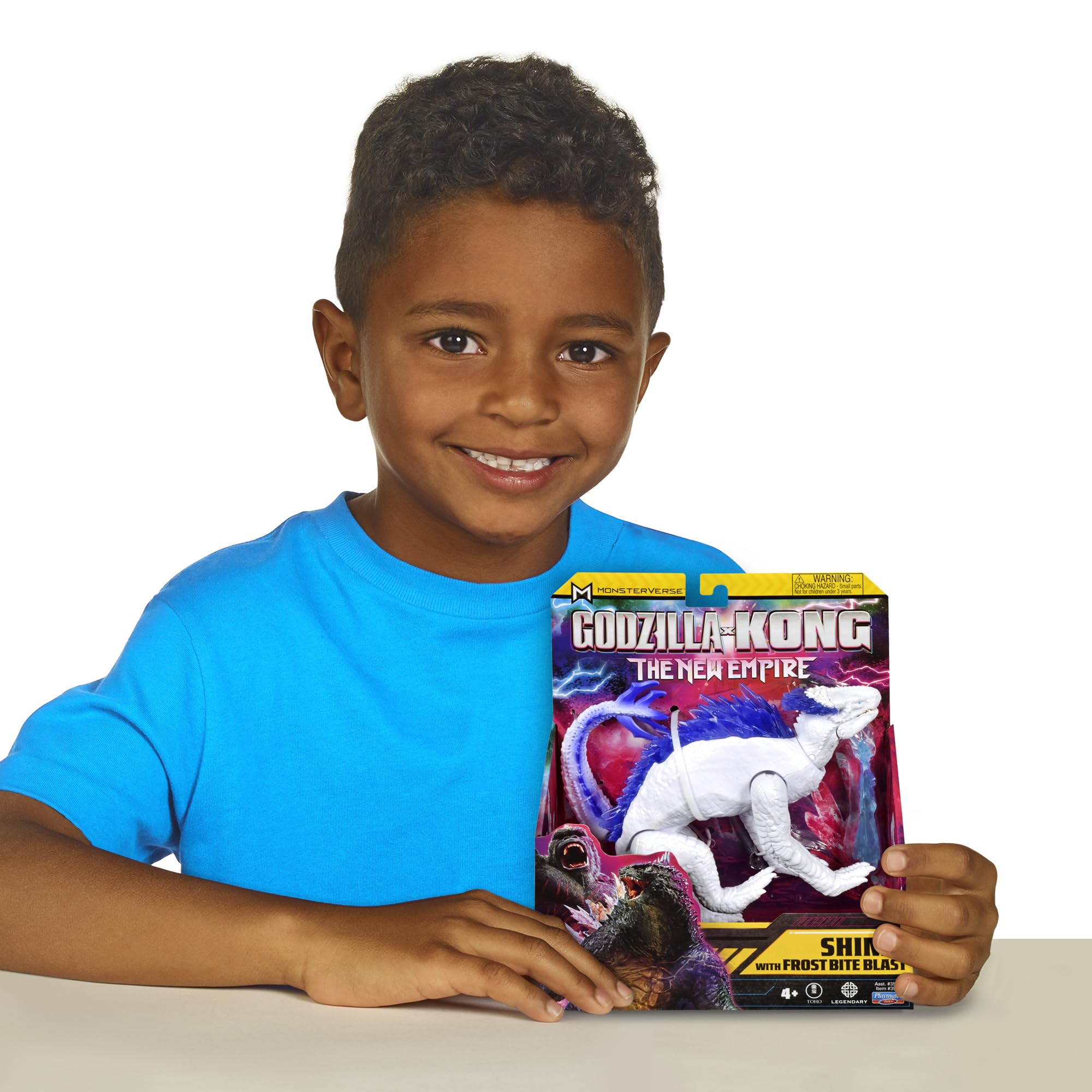 MonsterVerse Shimo Action Figure Toy - 6-Inch, Frost Bite Feature | Ages 4+ 7