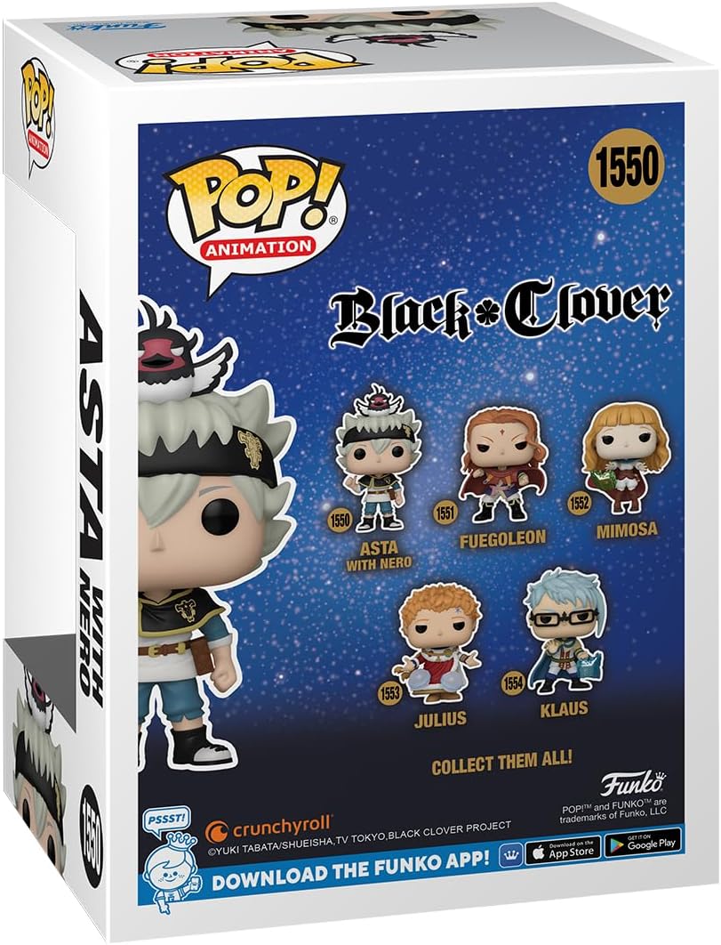 Funko Pop! Animation Black Clover - Asta with Nero Vinyl Figure (72115)