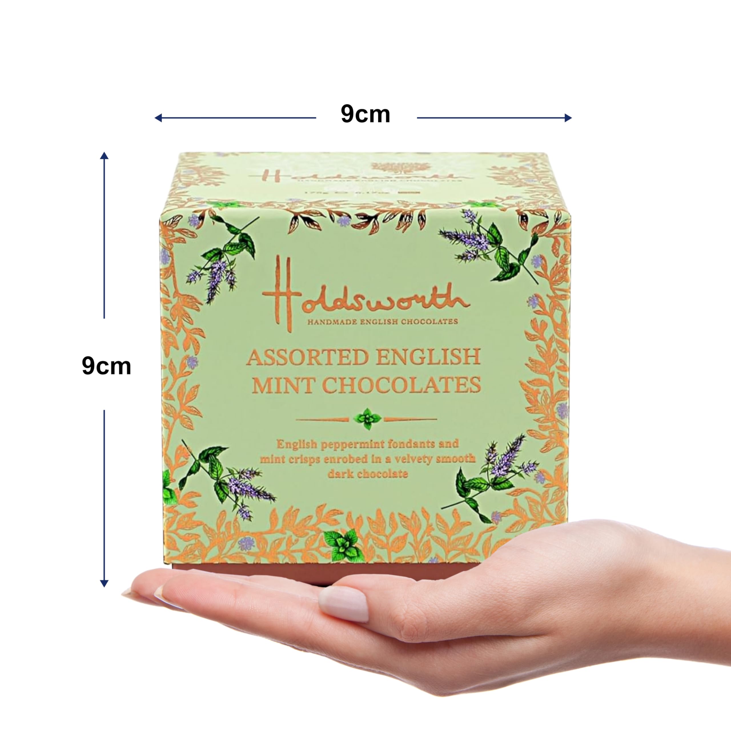 Holdsworth Handmade English chocolates - Assorted English Mint Chocolates Gift Box | 175g 7