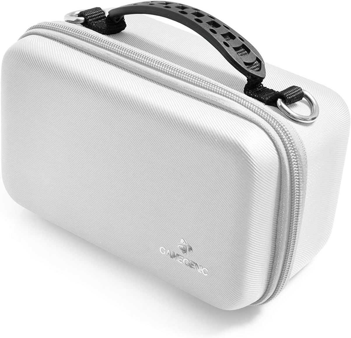Gamegenic Game Shell - Portable Card Case for 250 Double-Sleeved Cards | White | Nylon 2