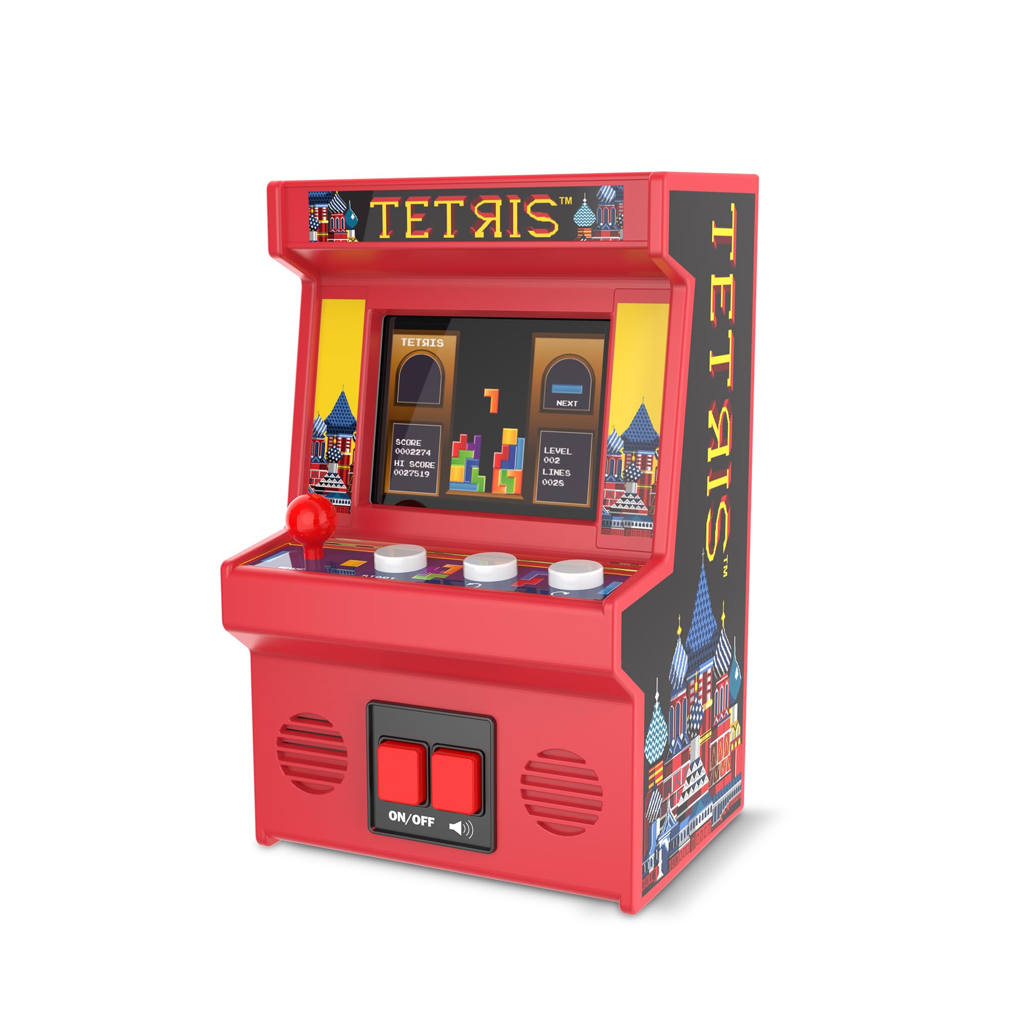 Mini Tetris Arcade Game Machine - Retro Electronic Handheld with Color Screen, Ages 8+ 9