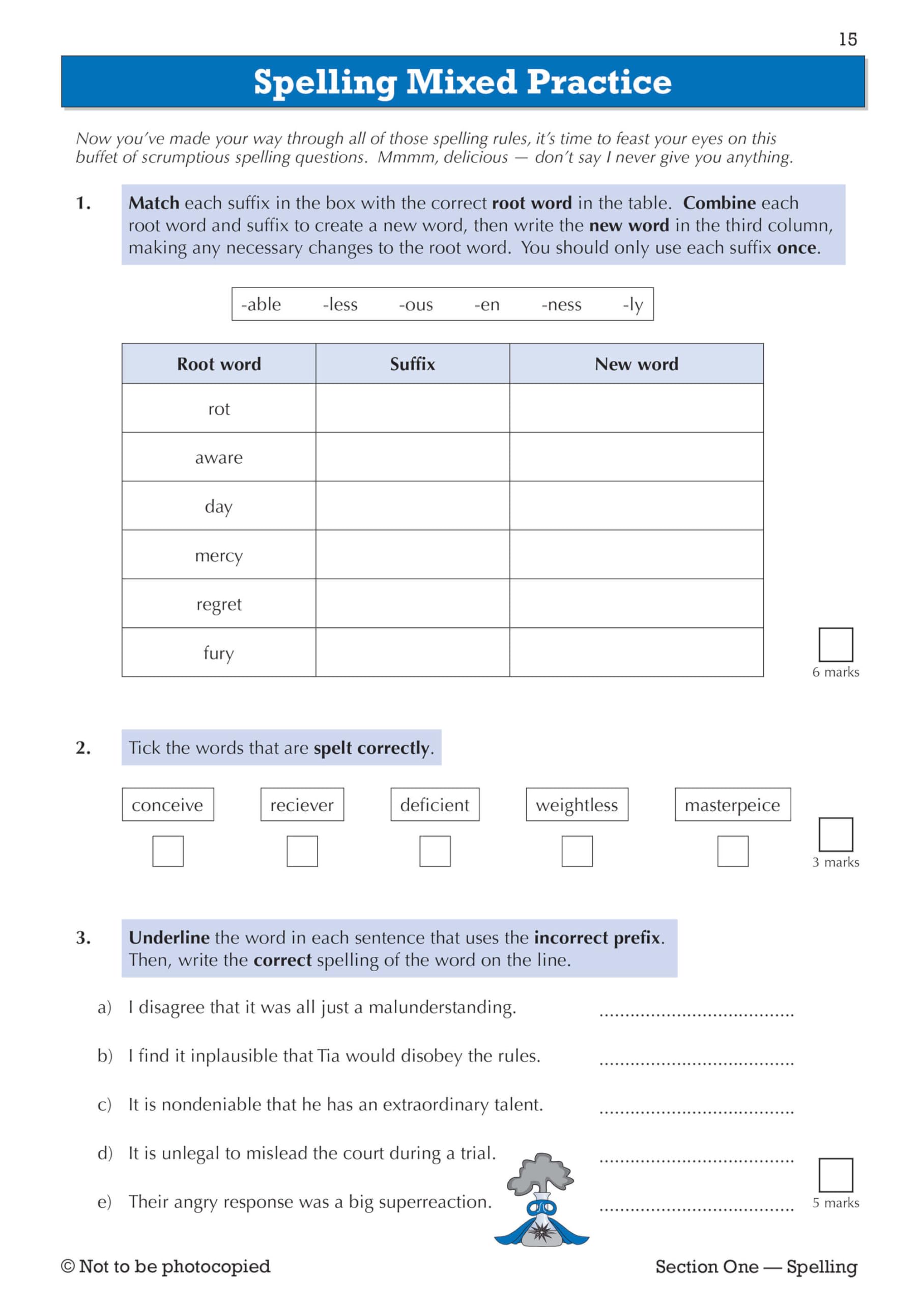 CGP Books KS3 Year 8 Spelling, Punctuation and Grammar Targeted Workbook - Ages 10-12 4