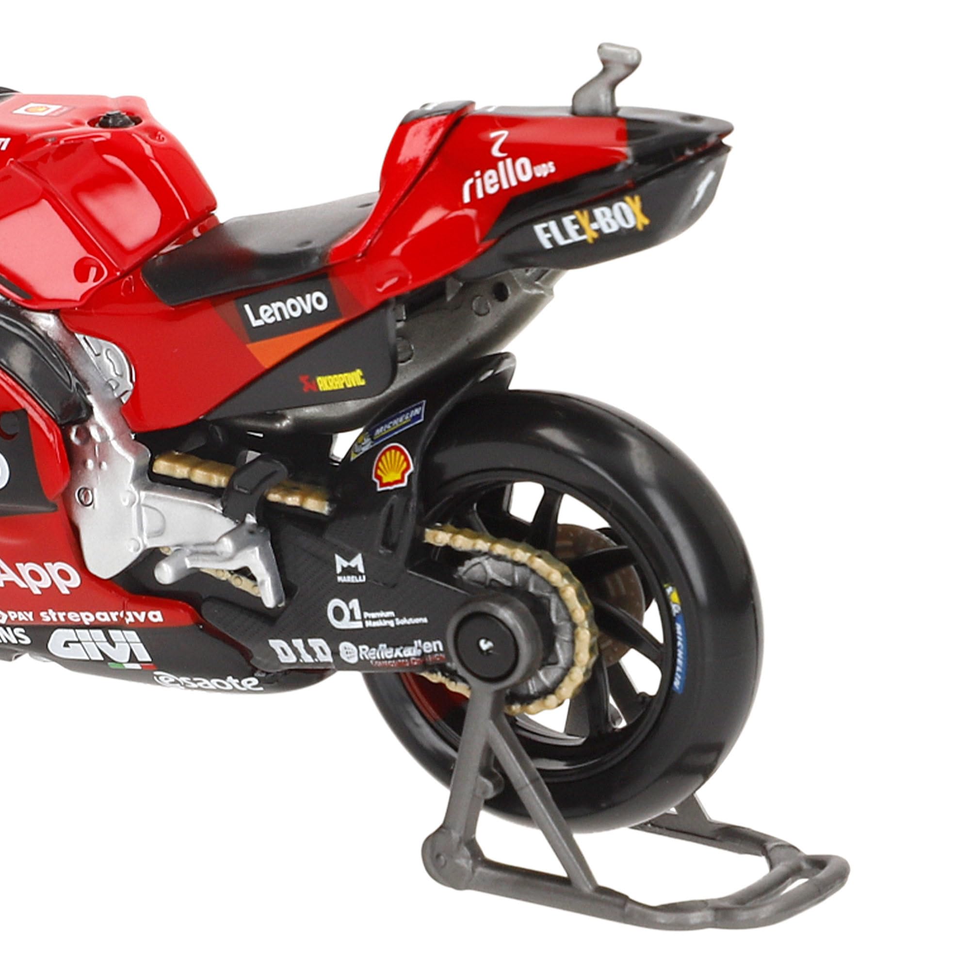 Maisto 1:18 Scale Ducati Lenovo Team Motorcycle Model - Die-Cast Collectible by Bburago Italia 7