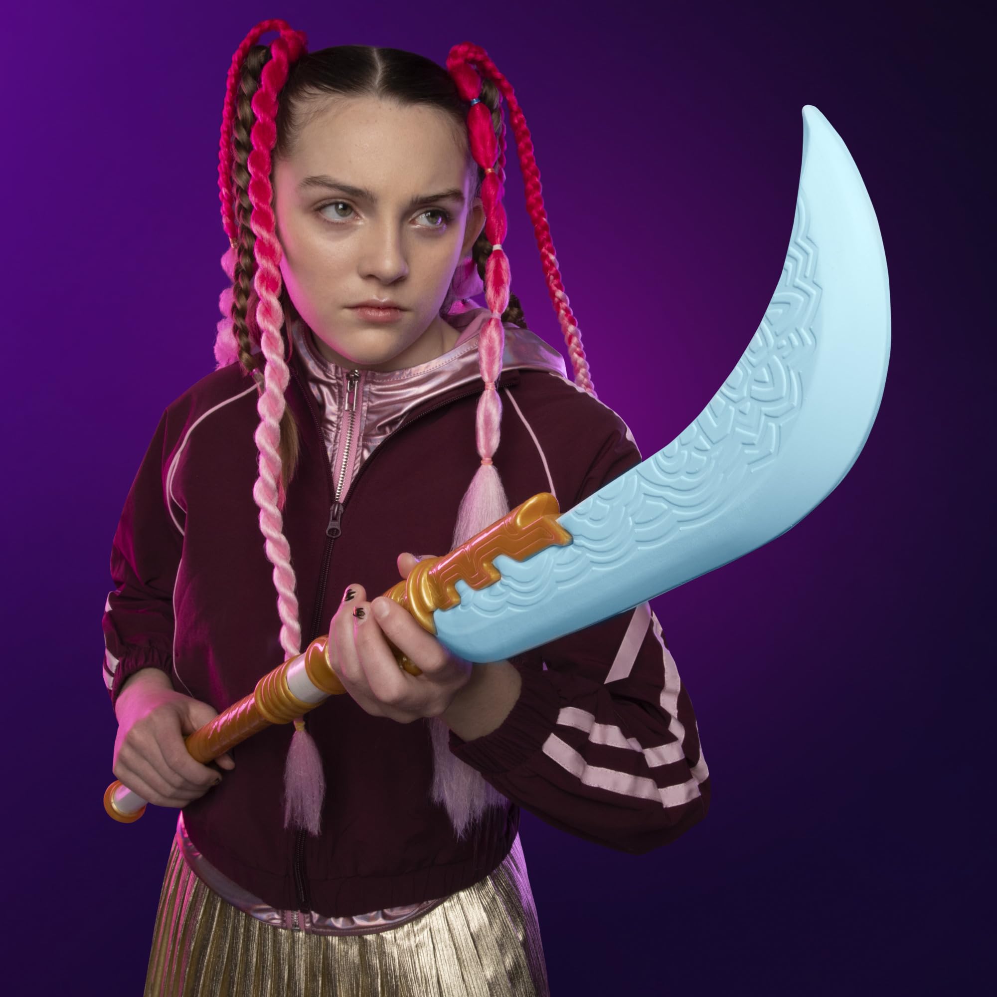 Hasbro Nerf KPop Demon Hunters Mira's Curved Moon Sword - 36 Inches, Ages 6+ 4