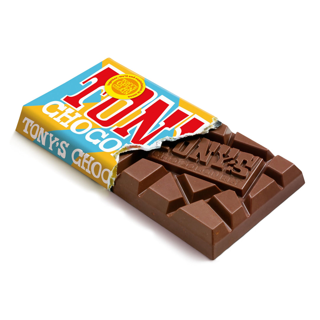 Tony's Chocolonely Milk Chocolate Rice Crispy Caramel Bar - 180g