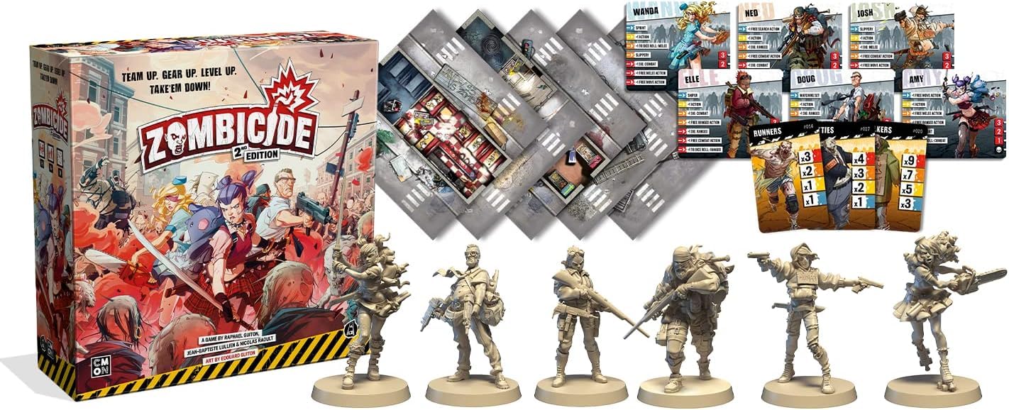 CMON Zombicide 2nd Edition Board Game | 1 to 6 Players | Ages 14+ | 60 Minute Playtime 2