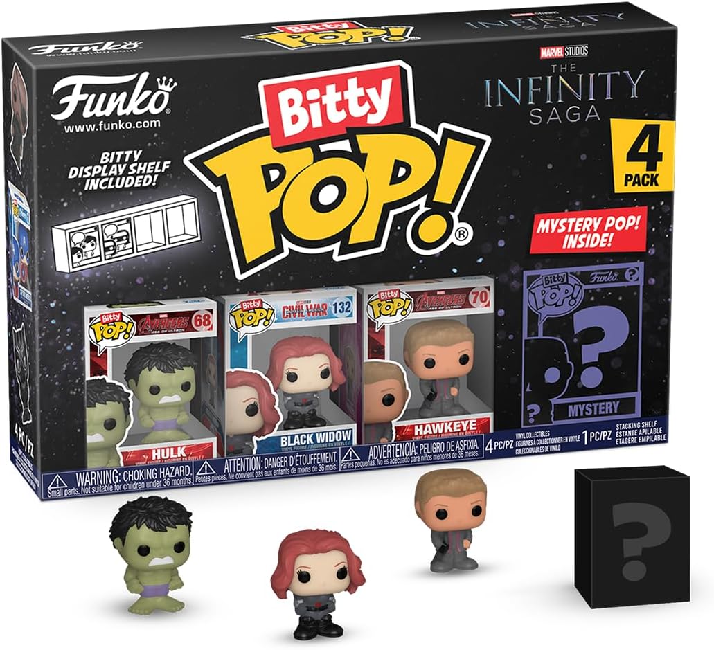 Funko Bitty POP! Marvel - 4-Pack with Mystery Mini Figure (71504)