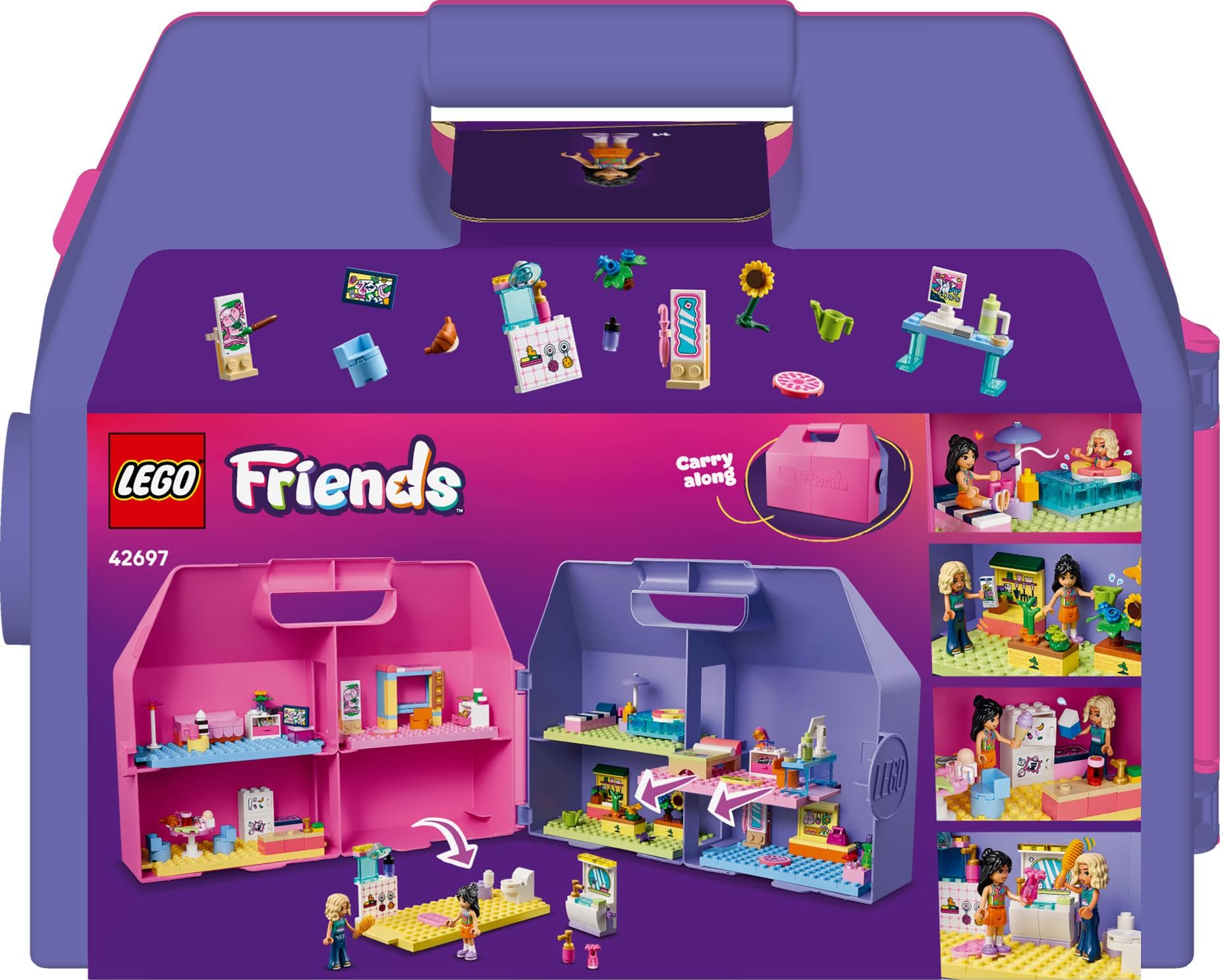 LEGO Friends Creative Dollhouse Suitcase Building Set | Portable Travel Toy | Ages 6+ 4