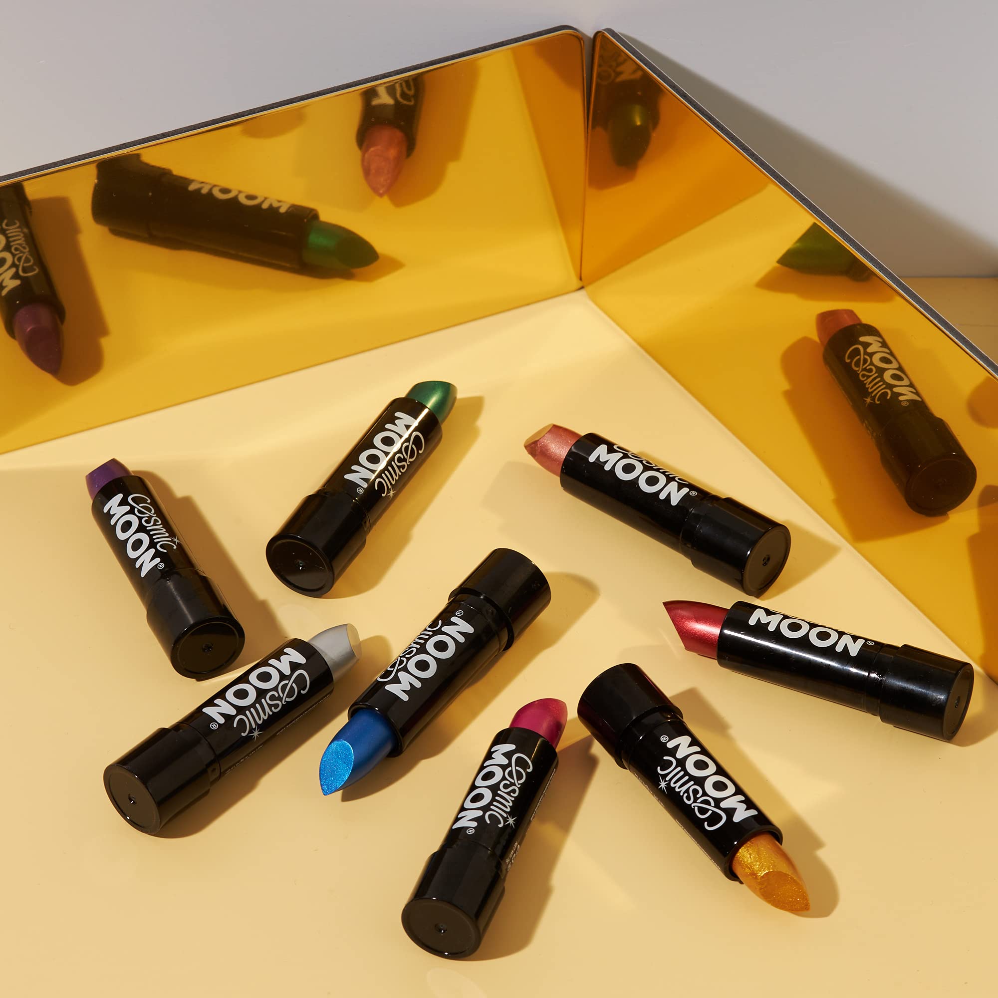Cosmic Moon Metallic Lipstick - Rose Gold | Long Wearing | Metallic Shades 5