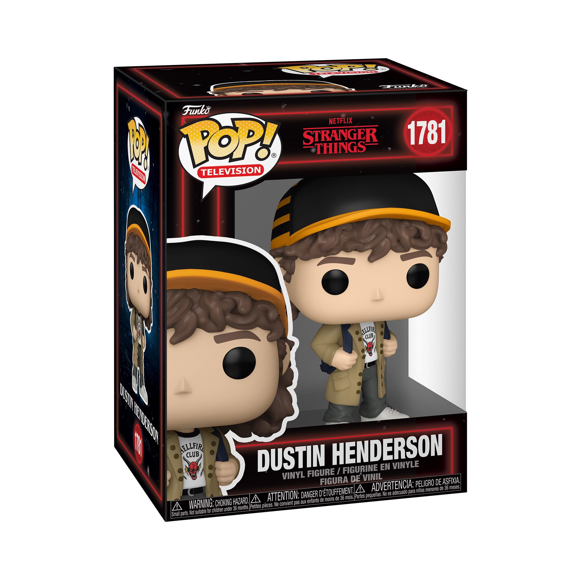 Funko Pop! TV: Stranger Things Season 5 - Dustin Henderson Vinyl Figure 3