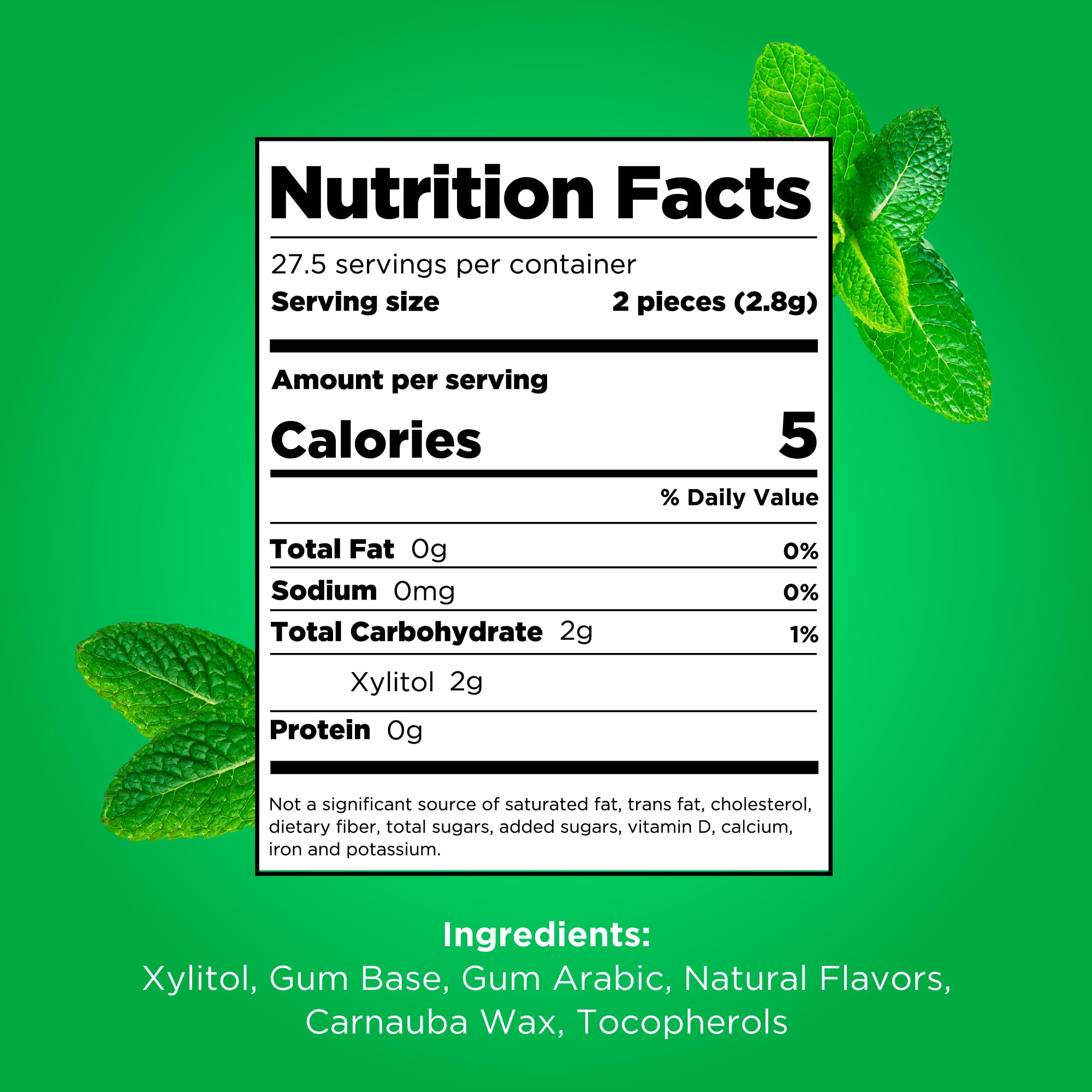 PUR Gum - Sugar Free Spearmint Chewing Gum | Xylitol Sweetened | Vegan, Keto Friendly | 55 Count (Pack of 3) 6